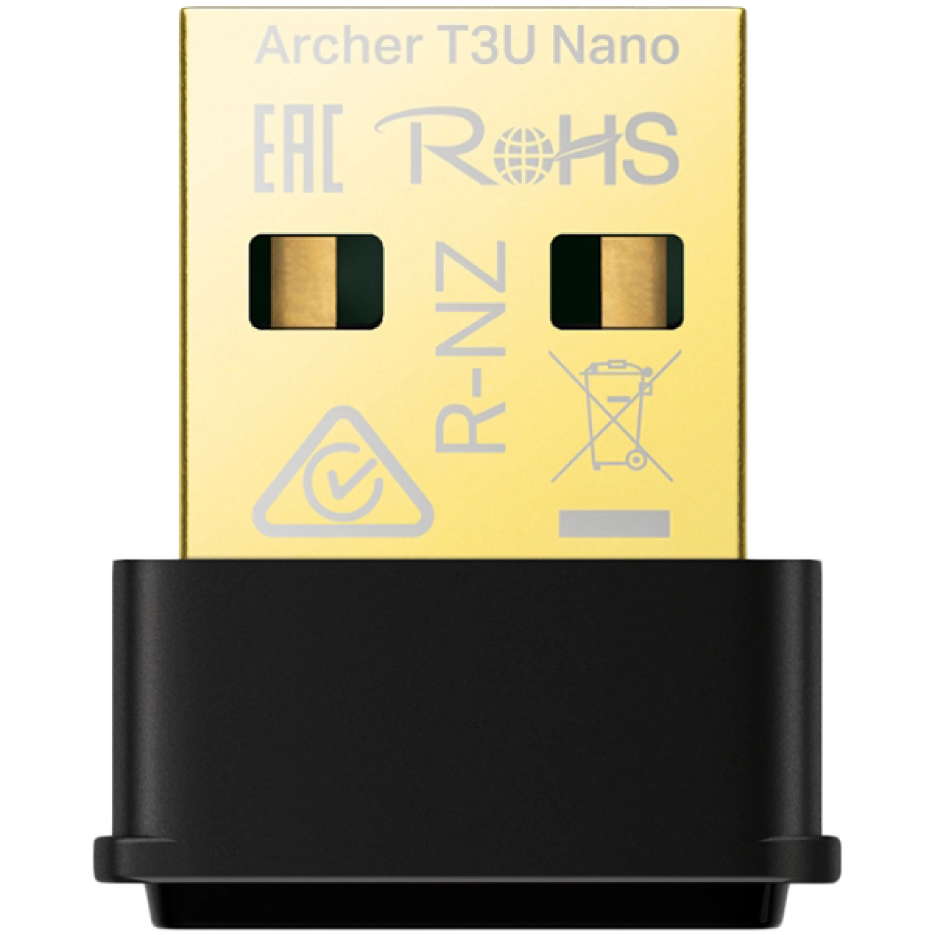 TP-Link Archer T3U Nano AC1300 Nano Wireless MU-MIMO USB Adapter,Nano size, 867Mbps at 5GHz + 400Mbps at 2.4GHz, USB 2.0, WPA3, Supports Windows 11/10/8.1/8/7, Mac OS 10.15 and earlier