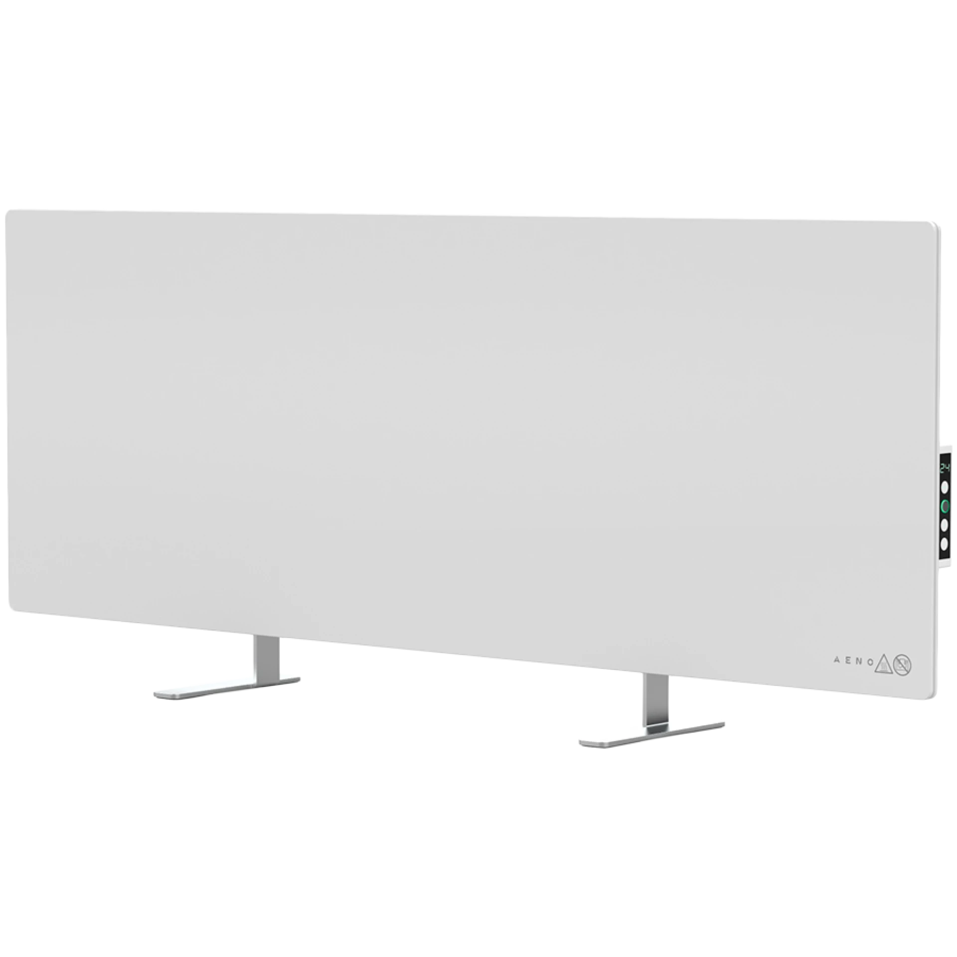 AENO Premium Eco Smart Heater, 700W, Tempered glass, Infrared+convection heating type, Led display Plug type: Europe (E/F type), WHITEManufacturer: AENO
