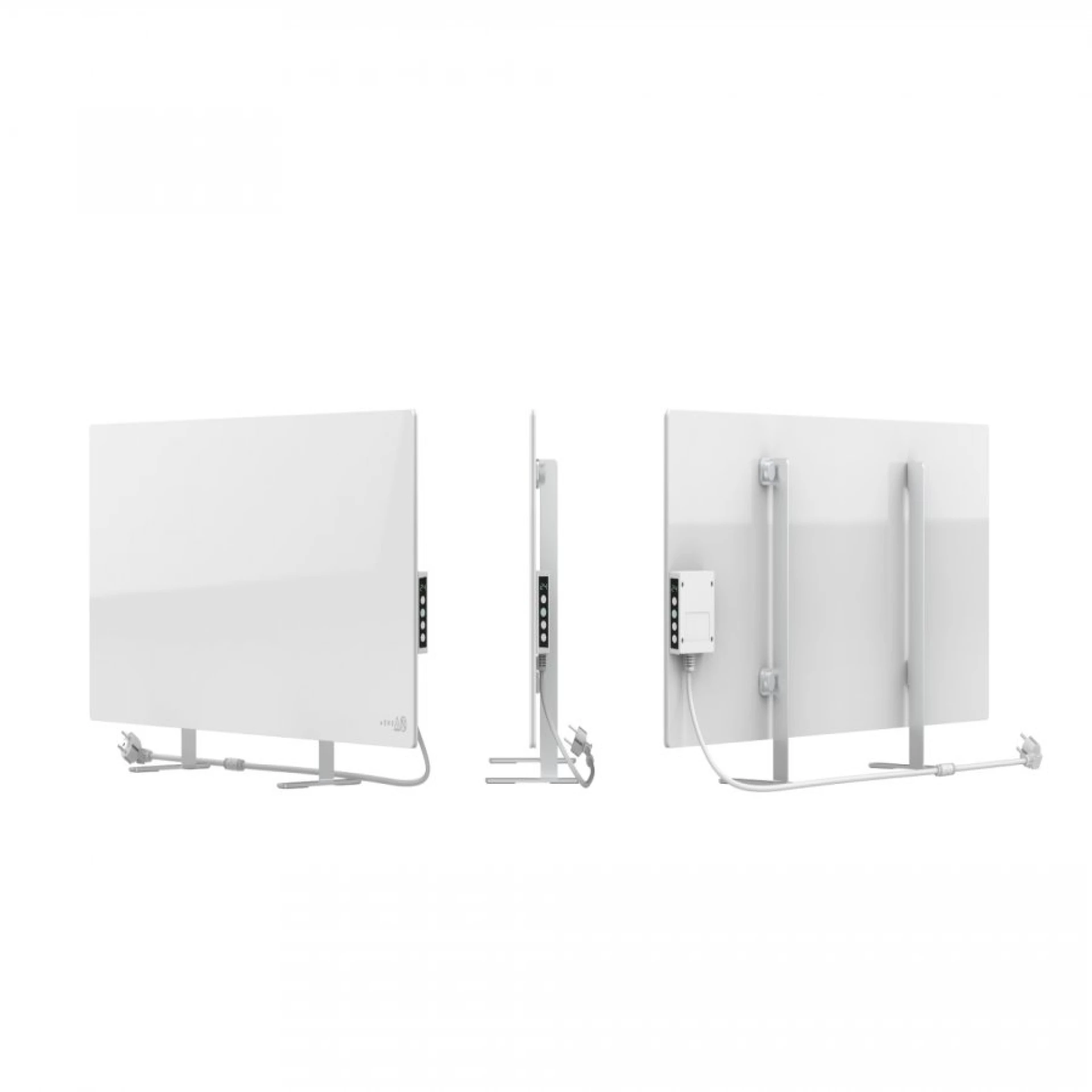 AENO Premium Eco Smart Heater, 700W, Tempered glass, Infrared+convection heating type, Led display Plug type: Europe (E/F type), WHITEManufacturer: AENO