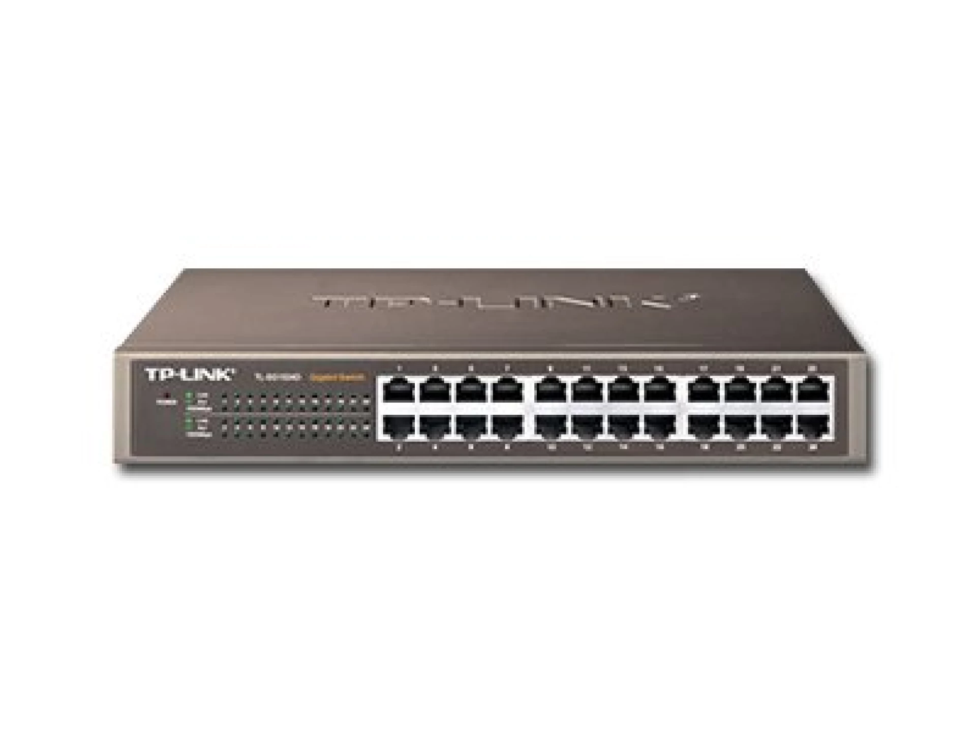 Switch TP-Link TL-SG1024D 24-port Gigabit Desktop/Rachmount Switch, 24 10/100/1000M RJ45 ports, 13-inch rack-mountable steel case