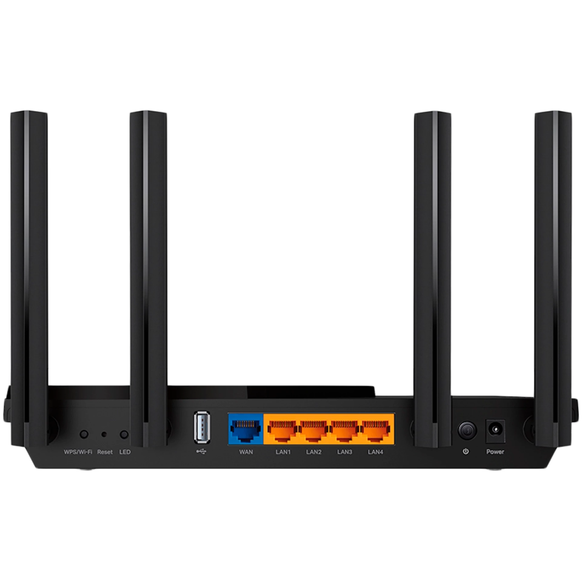 TP-Link Archer AX55 AX3000 Dual Band Gigabit Wi-Fi 6 Router,2402 Mbps(5 GHz) and 574 Mbps(2.4 GHz),4 external High-Performance antennas, 4 x G LAN Ports, 1 x G WAN port, 1 x USB 3.0, Dual-Core CPU,512 MB RAM,OFDMA,HomeShield,WPA3,Beamforming,OneMesh