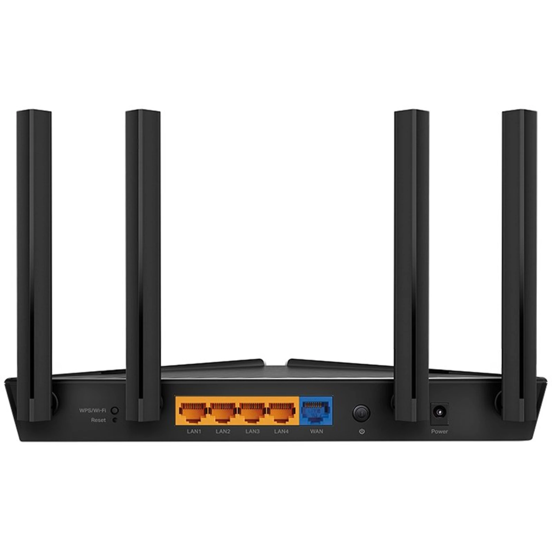 TP-Link Archer AX23 AX1800 Dual-Band Wi-Fi 6 Router, 574 Mbps at 2.4 GHz + 1201 Mbps at 5 GHz,  4× Antennas, 1× G WAN Port + 4× G LAN Ports, 1024-QAM, OFDMA, Tether App, WPA3, AP mode, OpenVPN, PPTP