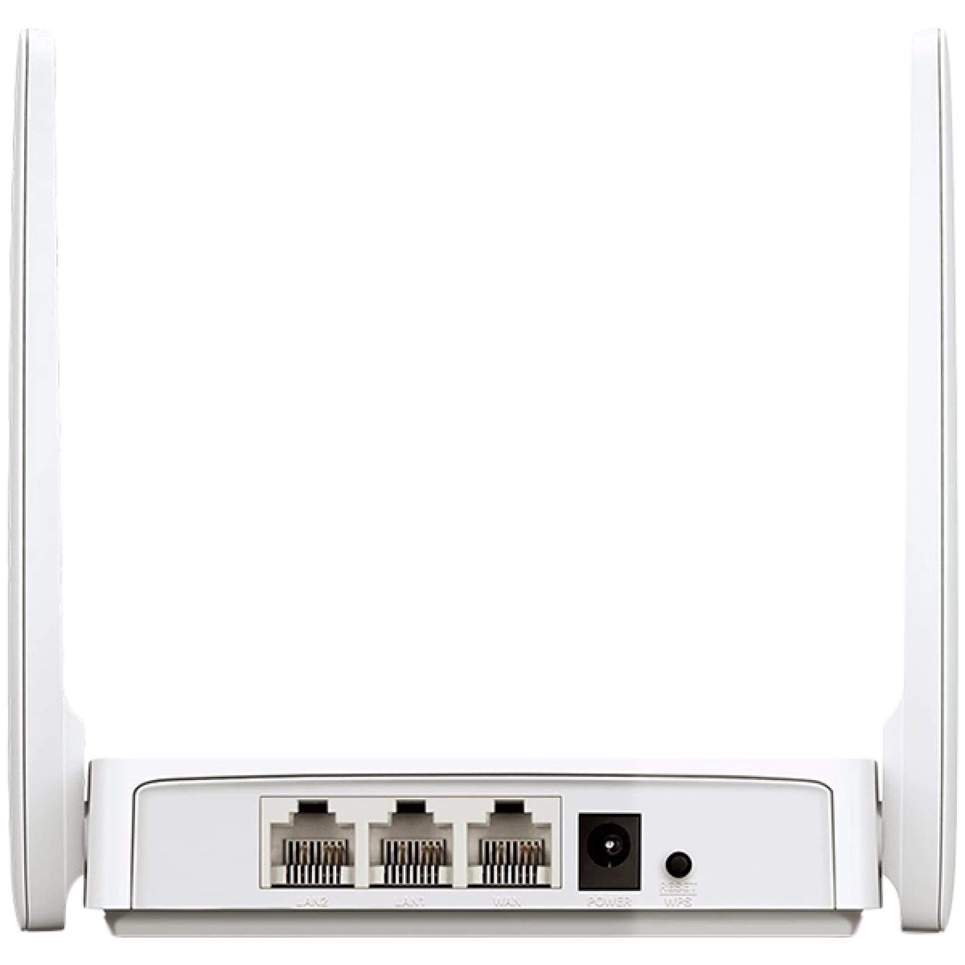 Mercusys AC10 AC1200 Wireless Dual Band Router, 300 Mbps at 2.4 GHz + 867 Mbps at 5 GHz, 4 × 5 dBi Fixed External Antennas, 2× 10/100 Mbps LAN Ports, 1× 10/100 Mbps WAN Port, Access Point Mode, Beamforming, MU-MIMO, Parental Controls, Guest
