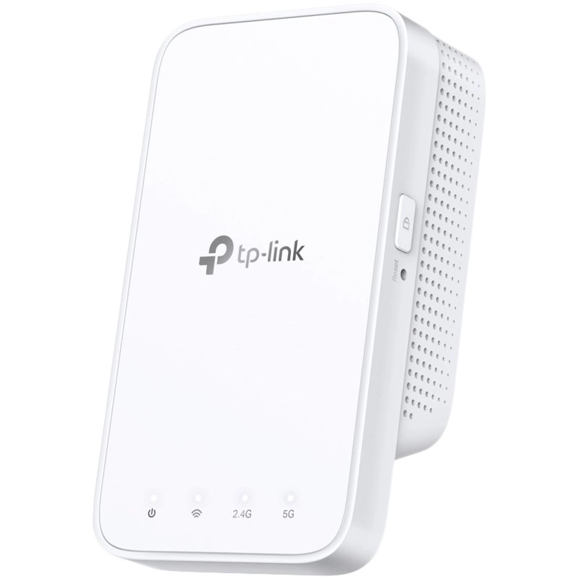 AC1200 MESH Wi-Fi Range Extender, Wall Plugged, 2 internal antennas, 867Mbps at 5GHz + 300Mbps at 2.4GHz, Range Extender mode, WPS, Intelligent Signal Light, Access Control, Power Schedule, LED Control, OneMesh, Tether App