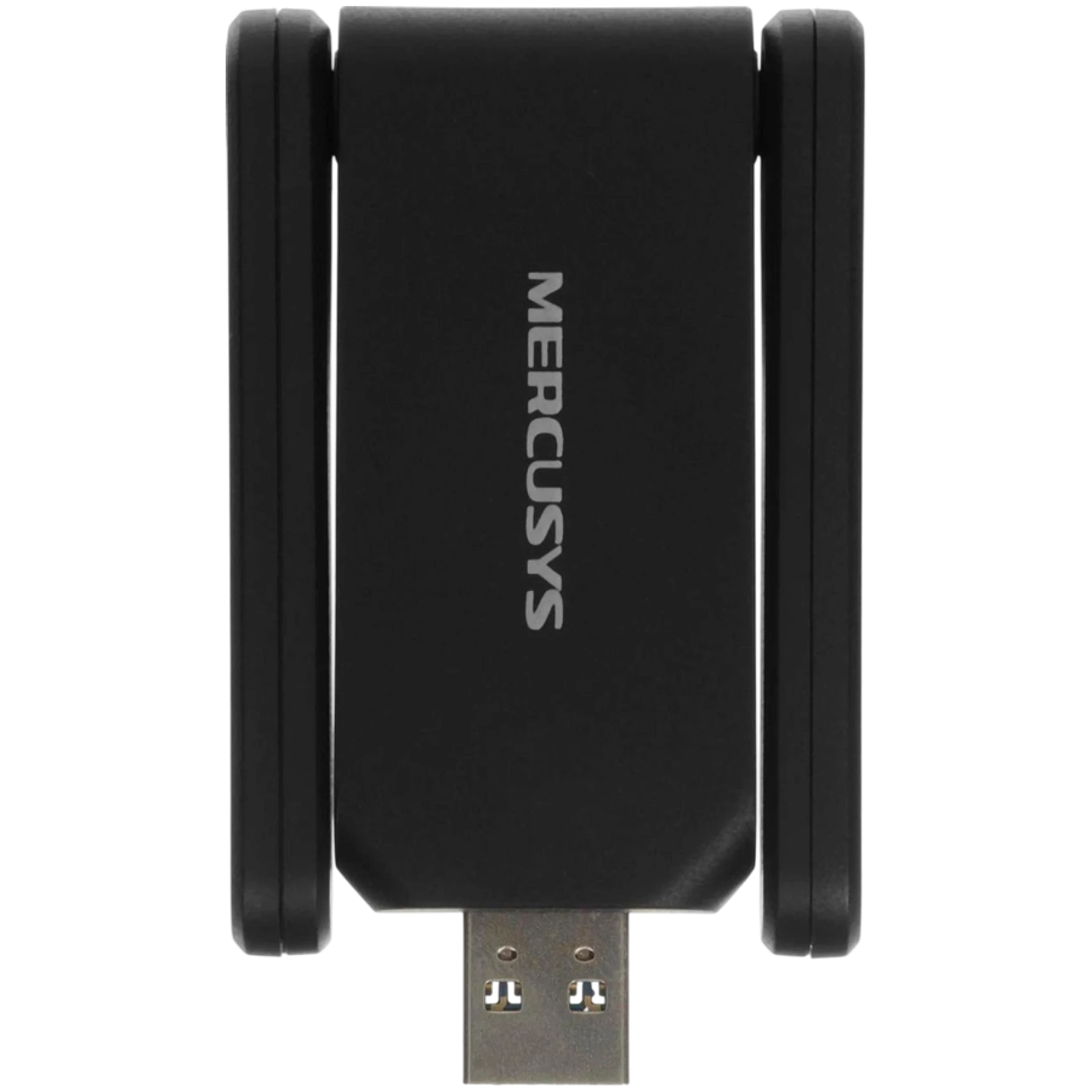 Mercusys MA72XH AX1800 High Gain Wi-Fi 6 USB Adapter, 574 Mbps at 2.4 GHz + 1201 Mbps at 5 GHz, 2 x High Gain External Antenna, USB 3.0, MU-MIMO, OFDMA, Beamforming, WPA3