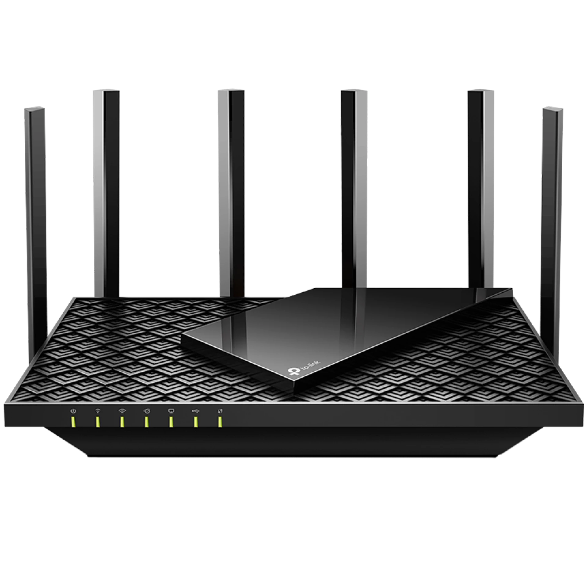 TP-Link Archer AX72 AX5400 Dual-Band Gigabit Wi-Fi 6 Router, 574 Mbps (2.4 GHz) + 4804 Mbps (5 GHz), 6× Antennas, Qualcomm 1 GHz Dual-Core CPU, 1× G WAN + 4× G LAN, 1 x USB 3.0, 4x4 MIMO,OFDMA,OFS,4T4R,Beaforming,HT160,100+ con. devices