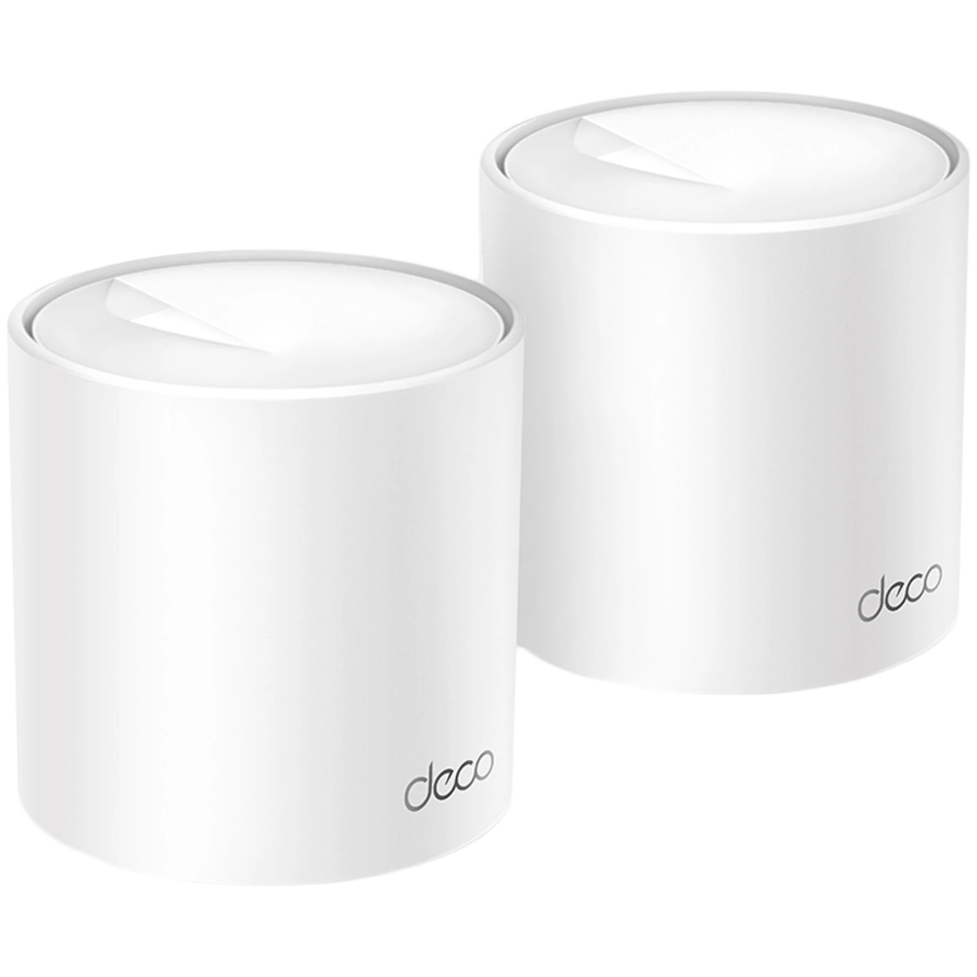 TP-Link Deco X10 (2-pack) AX1500 Whole Home Mesh Wi-Fi 6 System, 300 Mbps at 2.4 GHz + 1201 Mbps at 5 GHz,Internal Antennas, 2× Gigabit Ports (WAN/LAN auto-sensing),Deco App, Router/AP Mode, IPv6, IPTV, Parental Controls, QoS, OFDMA, MU-MIMO, WPA3