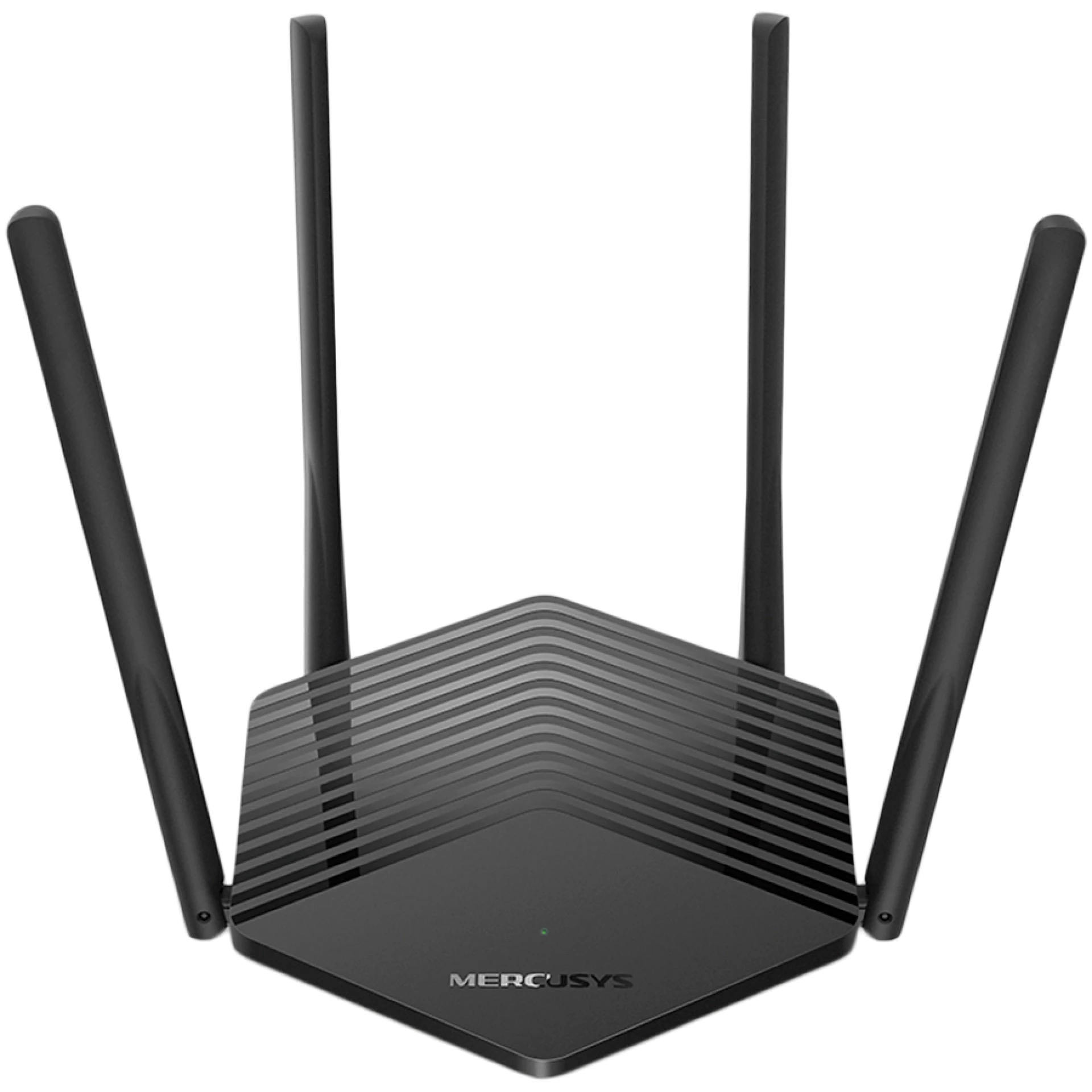 Mercusys MR60X AX1500 Dual-Band Wi-Fi 6 Router, 300 Mbps at 2.4 GHz + 1201 Mbps at 5 GHz, 4× Fixed External Antennas, 2× Gigabit LAN Ports, 1× Gigabit WAN Port, 1024-QAM, OFDMA,MERCUSYS APP, Router/Access Point Mode, WPS/Reset Button, MU-MIMO
