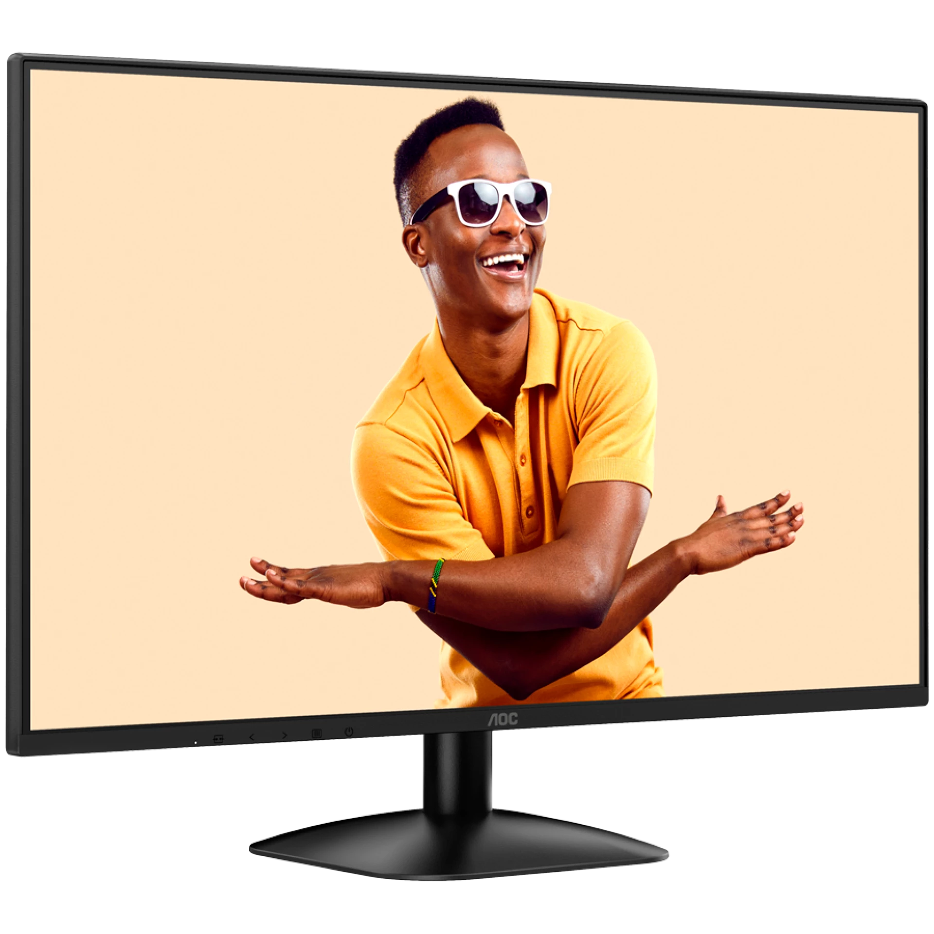 AOC Monitor 27B31H 27" 120Hz IPS, 1920x1080 FHD, 1ms MPRT / 4ms GtG, 1500:1, 178/178, Adaptive Sync, HDMI 1.4 VGA, Anti-Blue Light / Flicker-Free, 3-sides frameless, Tilt, VESA, Black, 3y