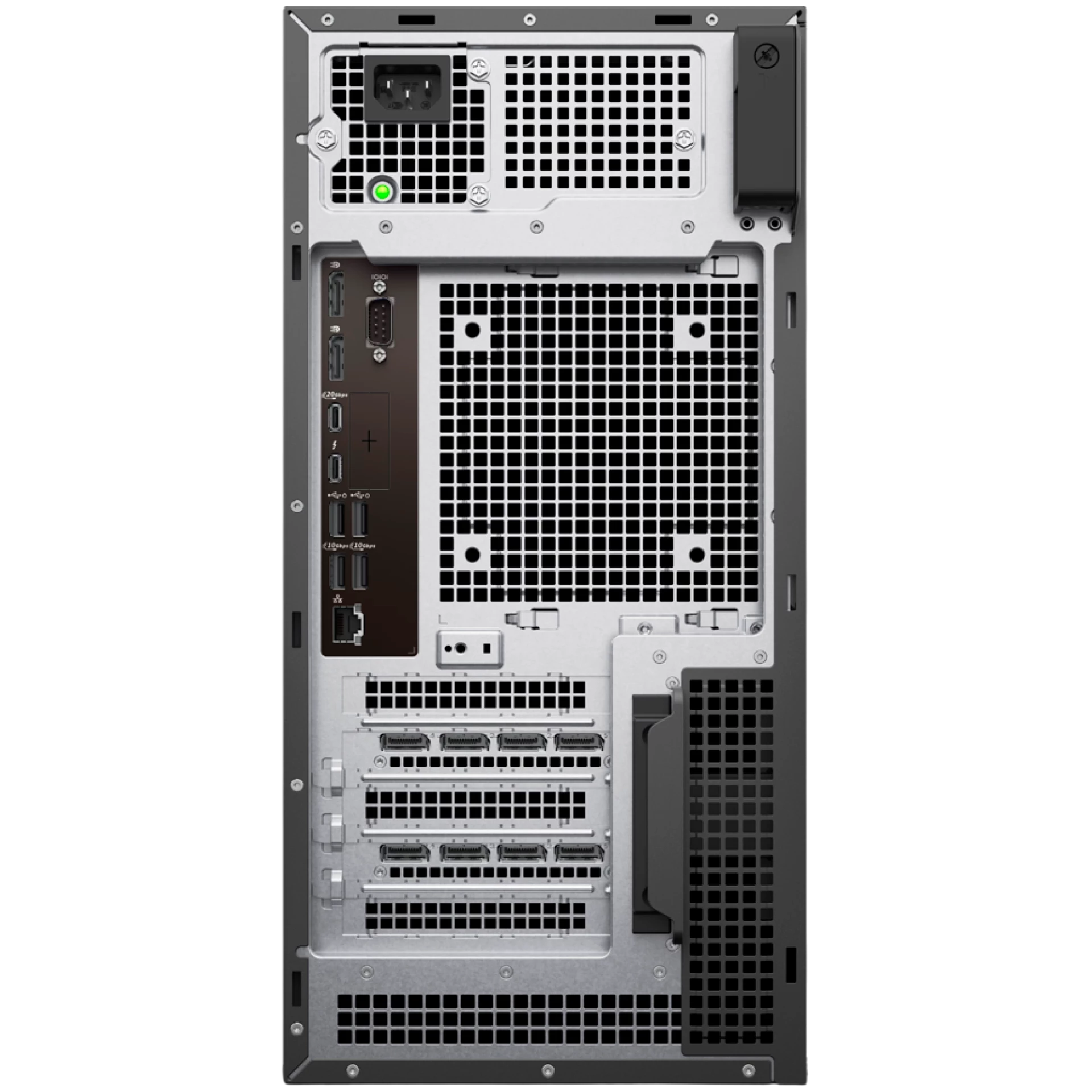 Dell Pro Max  Tower, Intel Core Ultra 7 265K, 32GB (2x16GB) DDR5, M.2 1TB PCIe, Intel Int GPU, Front2x USB 3.2, 2x USB C 3.2, SD reader, Back 2x USB 2.0, 2x USB 3.2, 1x USB C 3.2, RJ45, 2x DP, USB KB/Mouse, 1500W, W11Pro, 3Yr