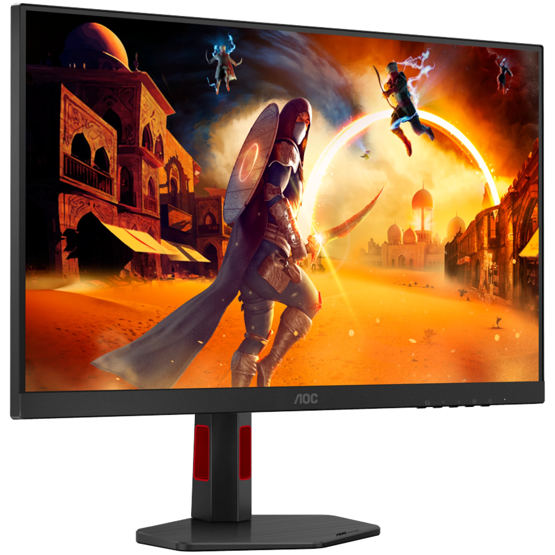 AOC Monitor Gaming Q27G4ZR 27" Fast IPS, 2560x1440, 240Hz (260Hz OC), 0.3ms MPRT (1ms GtG), 400 cd/m2, 1000:1, Adaptive Sync, G-SYNC compatible, HDR 400, 2x HDMI, 1x DP, Speakers, Full Ergo