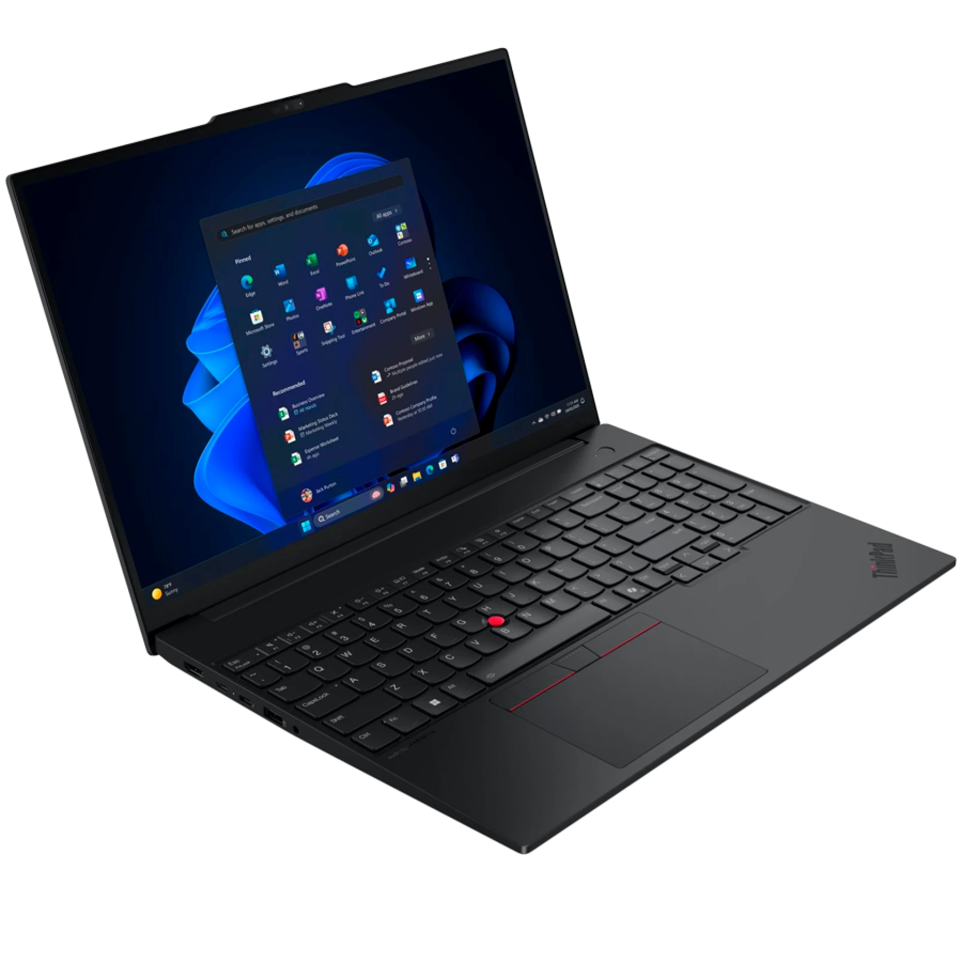 LENOVO ThinkPad E16 Gen 3, 16" FHD IPS, Intel Core 7 255H, 16GB DDR5, 1TB SSD, 2xUSB-A, 2xUSB-C, HDMI, RJ-45, WiFI 6E, BT5.3, FP, BH Kb, 64Wh, No OS, Black, 3Y