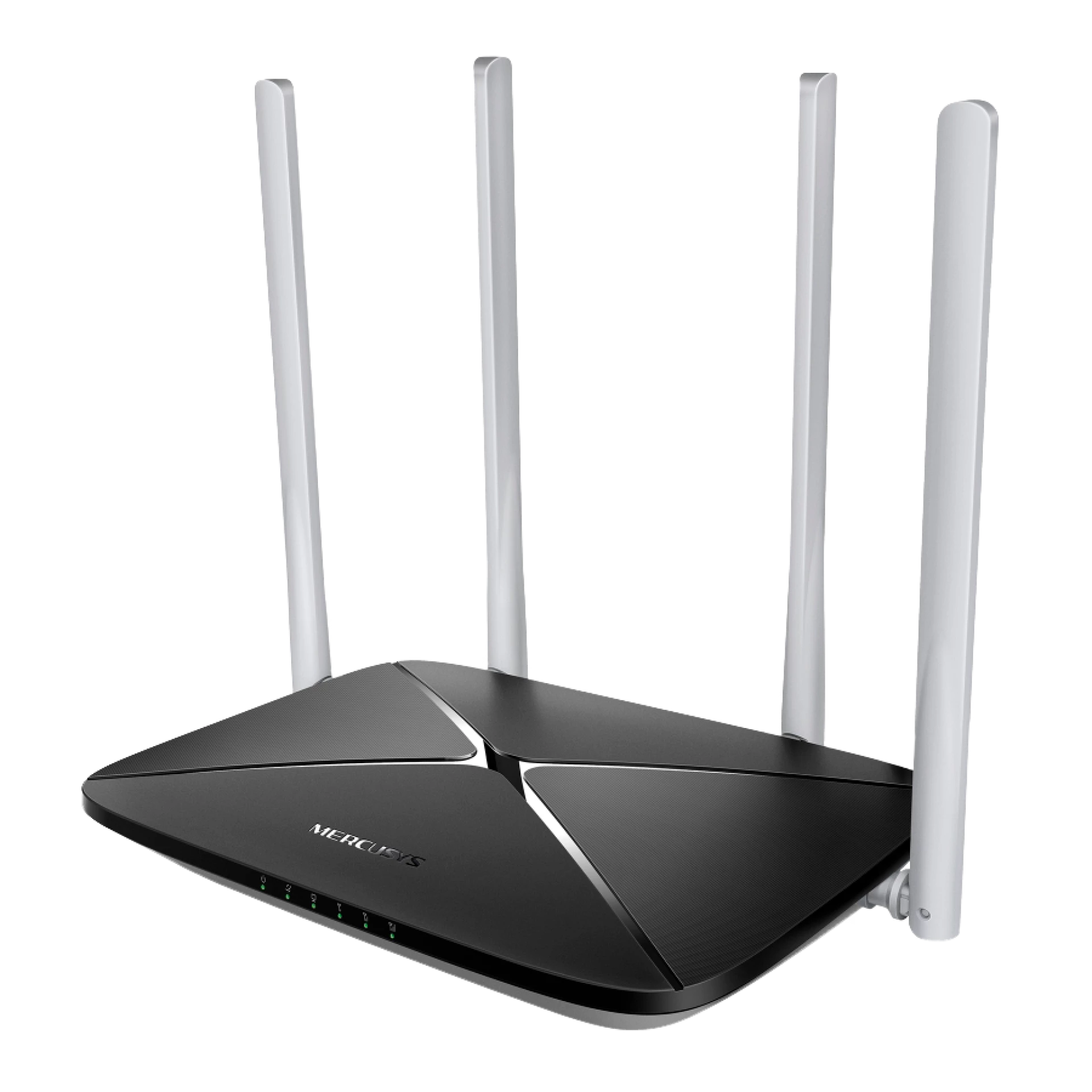 Mercusys MB135-4G AC1200 Wi-Fi 4G LTE Router, Build-In 150Mbps 4G LTE Modem, 300 Mbps at 2.4 GHz, 867 Mbps at 5 GHz, 4G Cat4 150/50 Mbps, Internal Antennas,  Extra 3G/4G Antenna Ports, 1x 10/100 Mbps LAN Port, 1x 10/100 Mbps WAN/LAN Port