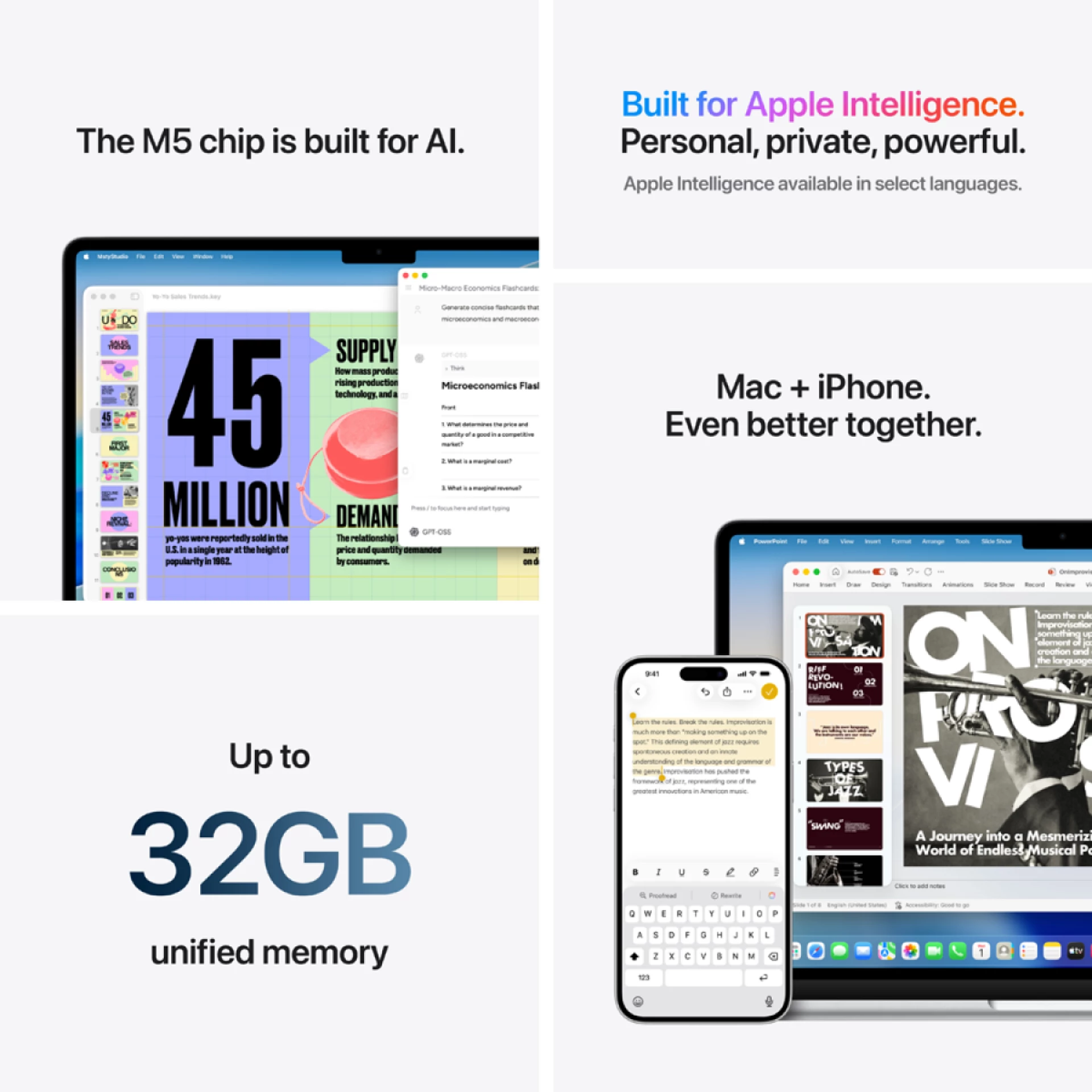 MacBook Air 13-inch,Sky Blue,Model A3449,M5 CHIP WITH 10C CPU, 8C GPU,16GB unified memory,30W USB-C Power Adapter,512GB SSD storage,Two Thunderbolt 4 Ports,Touch ID,Liquid Retina display,Force Touch Trackpad, KEYBOARD-INT