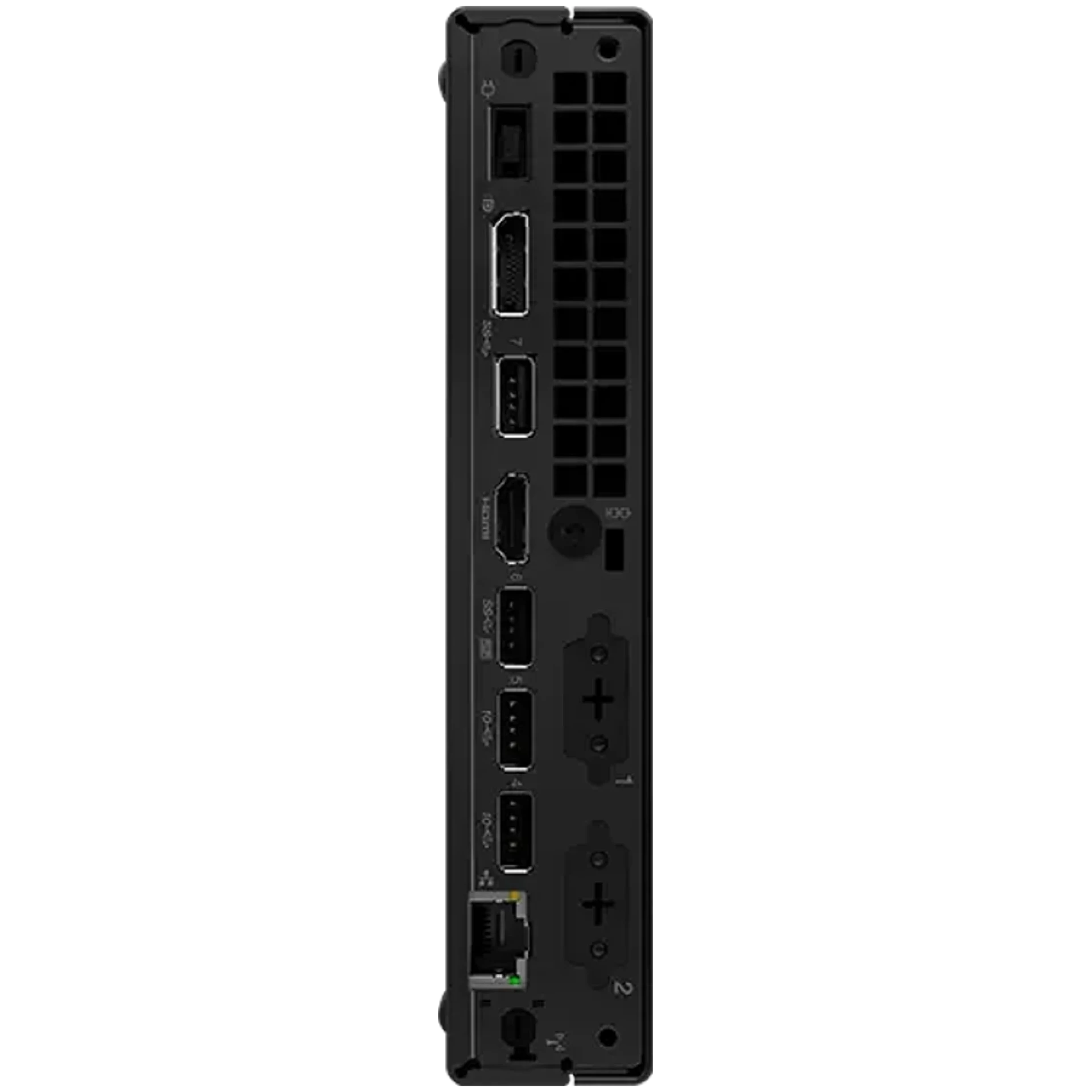 LENOVO ThinkCentre M70q Gen 6, Intel Core Ultra 5 225T, 16GB DDR5, 512GB SSD M.2, Front: 2x USB 3.2, 1x USB 3.2 C, 1x Audio/Mic, Back: 4x USB 3.2, DP, HDMI, RJ45 GbE, CIS, Spkr, WiFI 6E+BT 5.3, USB KB/Mouse, No OS, 3Yr