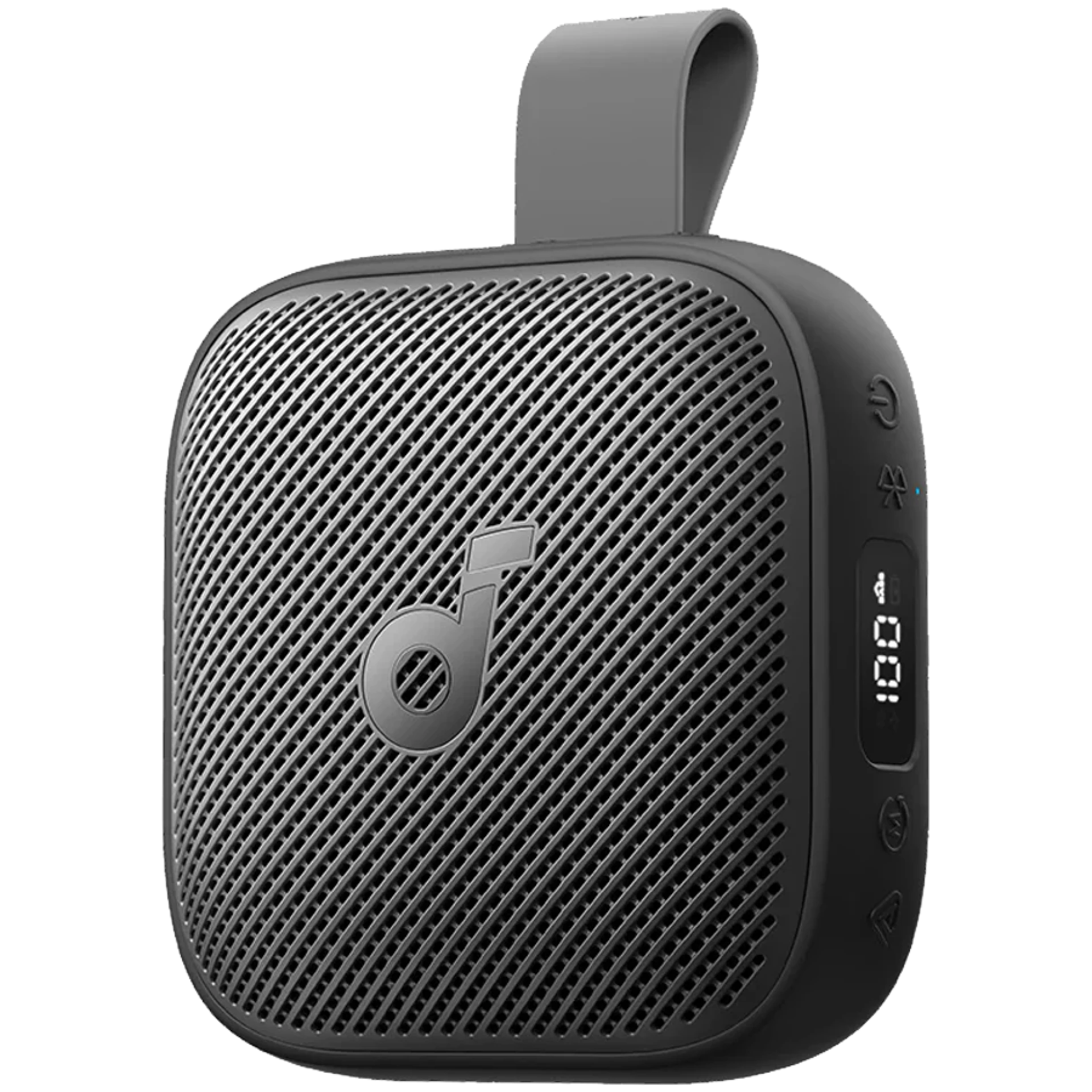 Anker, Soundcore Boom Go 3i Black, 24 Hour Playtime, 15W, IP68, Battery Display, Emergency Charging for Phone, TWS Pairing capable, RGB Lights