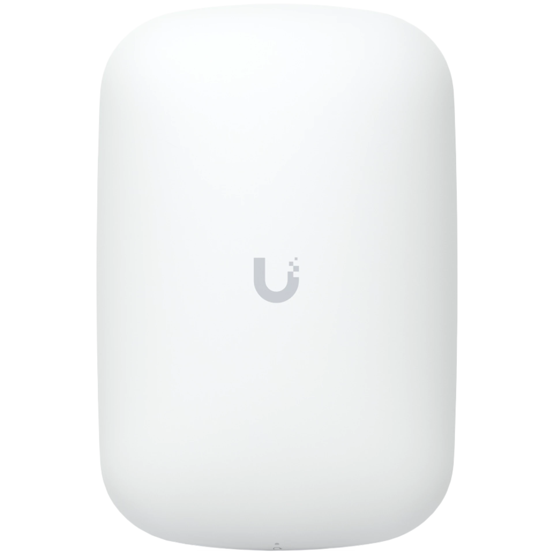 UBIQUITI U6 Extender; WiFi 6; 6 spatial streams; 115 m² (1,250 ft²) coverage; 300+ connected devices; Powered with standard AC wall outlet; Wireless uplink to UniFi WiFi.