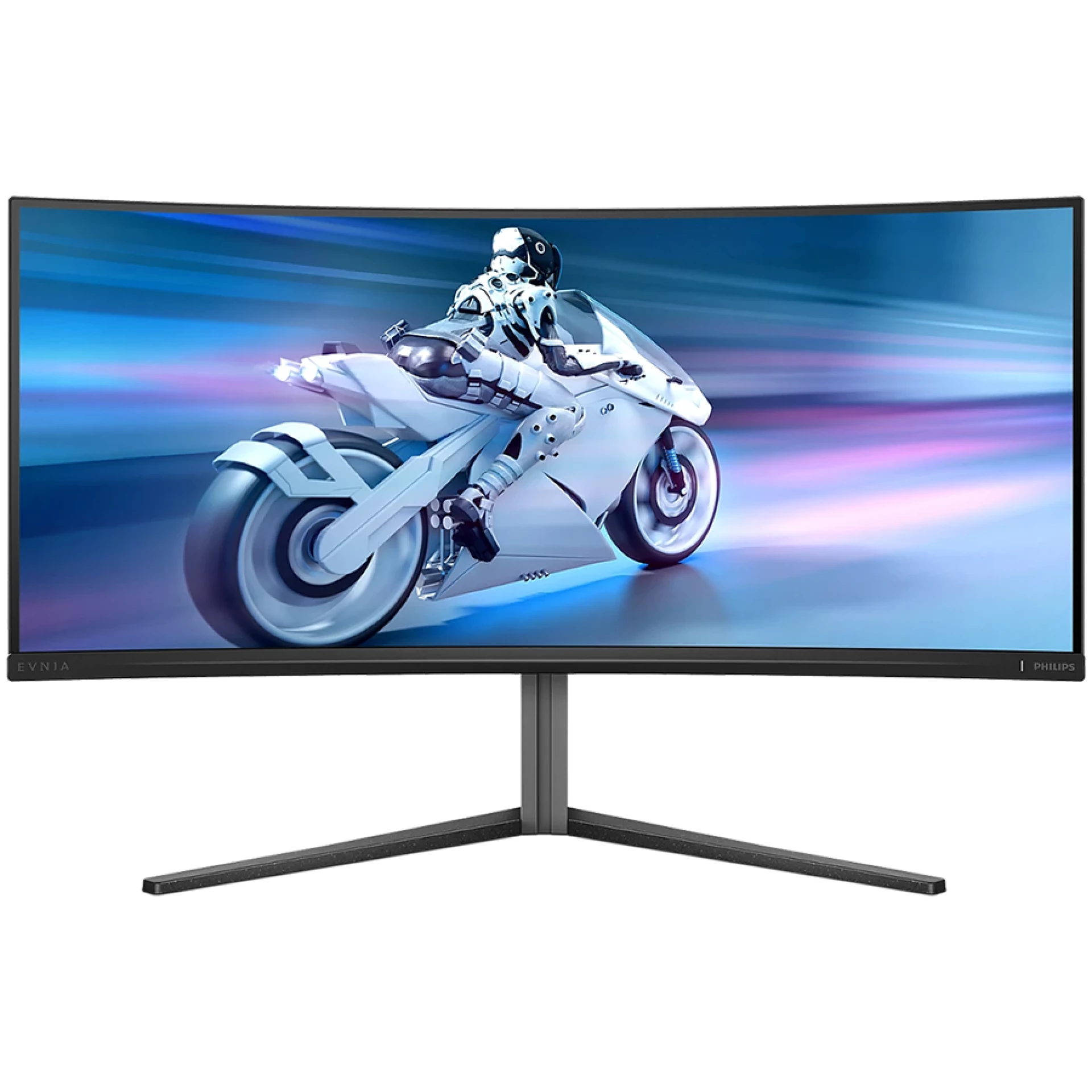 Philips Monitor Evnia 34M2C6500/00 34'' QD-OLED, 21:9, 3440x1440 (UltraWide QHD), 175Hz, 0.03ms, 250 cd/m² (SDR), 1000 cd/m² (HDR), 1,000,000:1, 2x HDMI 2.0, DisplayPort 1.4, 4x USB 3.2, Dark Slate Design, Adaptive-Sy
