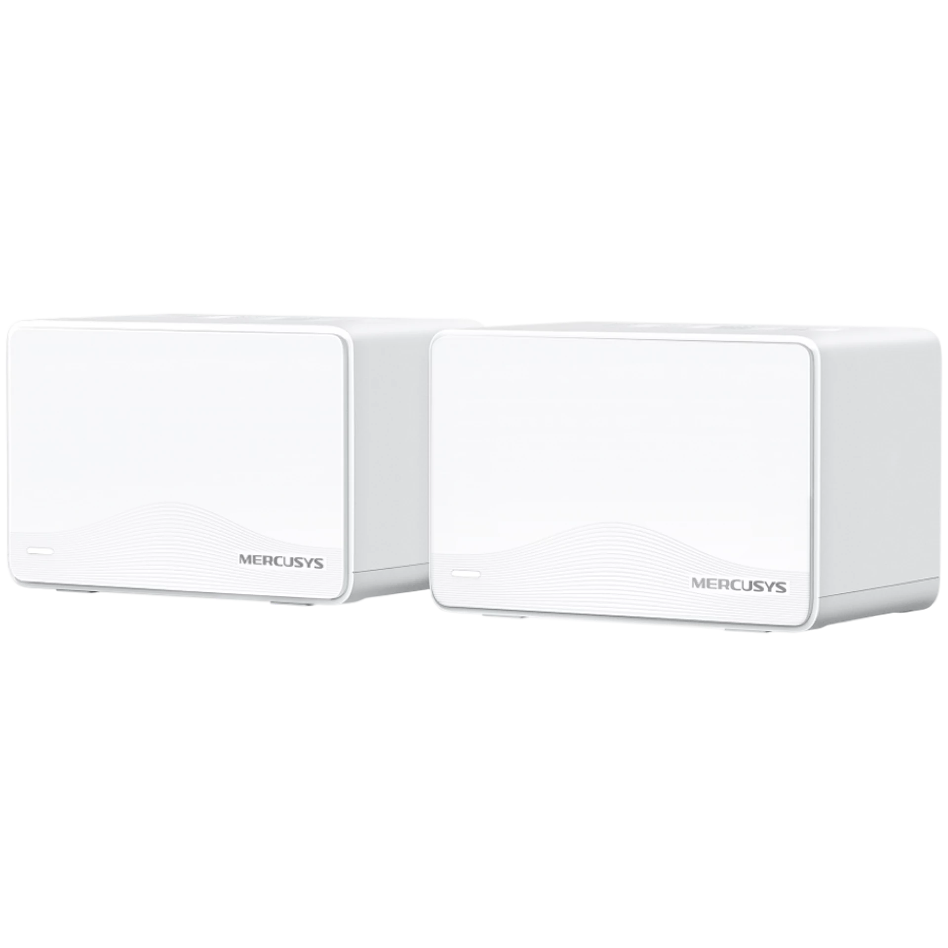Mercusys Halo H25BE (2-Pack) BE3600 Whole Home Mesh Wi-Fi 7 System, 688 Mbps at 2.4 GHz + 2880 Mbps at 5 GHz, Internal Antennas, 3x Gigabit Ports per Unit (WAN/LAN auto-sensing), MLO, 4096-QAM, OFDMA, MERCUSYS APP, Router/AP Mode, 460m2 coverage