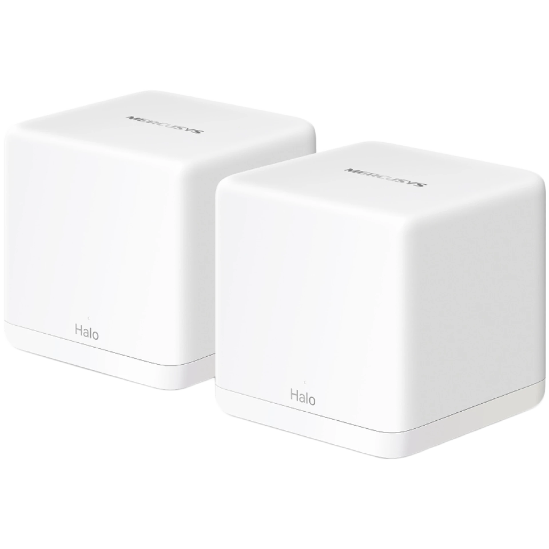 Mercusys Halo H60X (2-Pack) AX1500 Whole Home Mesh Wi-Fi 6 System,2-pack: 1× Halo H60XR + 1× Halo H60XS, 300 Mbps at 2.4 GHz + 1201 Mbps at 5 GHz,Halo H60XR:  Internal Antennas, 3× Gigabit Ports; Halo H60XS: Internal Antennas, 2× Gigabit LAN Port