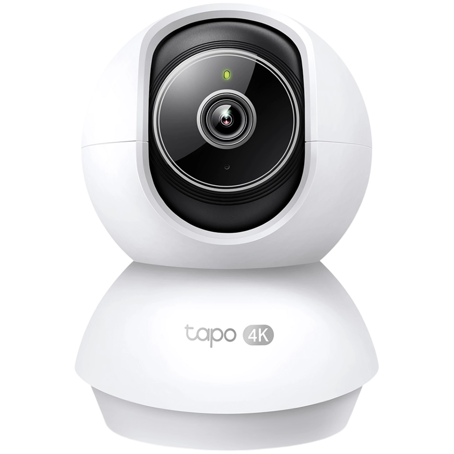 TP-Link Tapo C250 Pan/Tilt AI Home Security Wi-Fi Camera,  4K 8MP (3840x2160), 2.4 GHz, Pan/Tilt, Smart AI Detection and Notifications (motion, people, pets, cars, baby crying, abnormal sound), AI Smart Tracking, Sound and Light Alarm, Remote Control