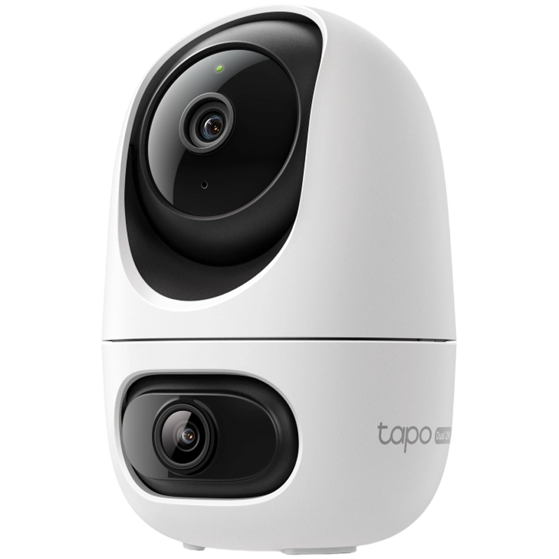 TP-Link Tapo C245D Dual Lens Pan/Tilt Security Camera, 2K (2304x1296) and 2K (2304x1296), 2.4 GHz, Dual Lens, Pan/Tilt, Smart AI Detection and Notifications, AI Smart Tracking, Sound and Light Alarm, Remote Control, Two-Way Audio