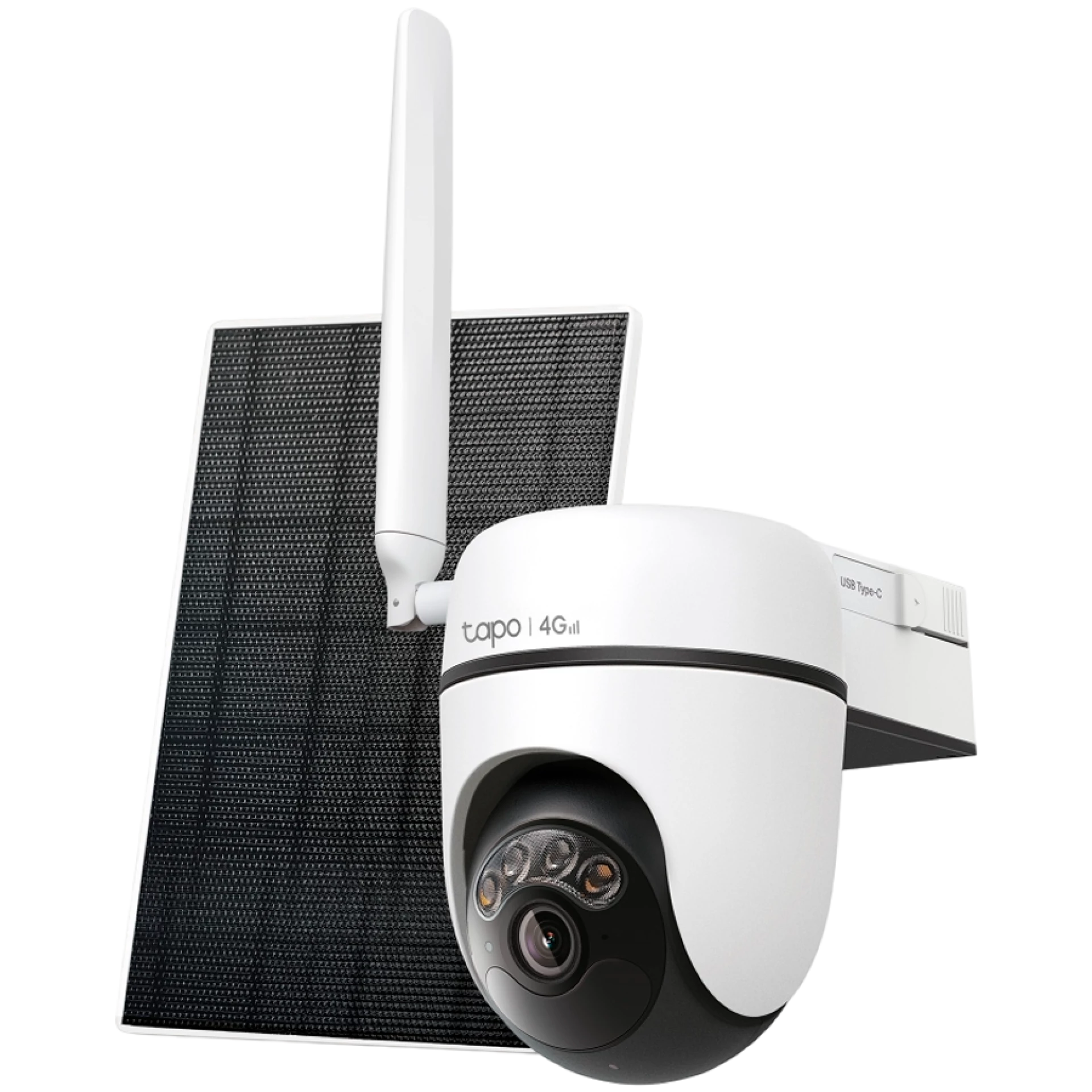 TP-Link Tapo C615G KIT Solar-Powered Pan/Tilt Security Camera Kit, 2K 3MP(2304x1296), 2.4 GHz, 10400mAh rechargeable lithium-ion battery, Solar panel (5.2V, 2.5W), Pan/Tilt, Non-Stop Power, Smart Detection and Notifications (motion, people, cars)
