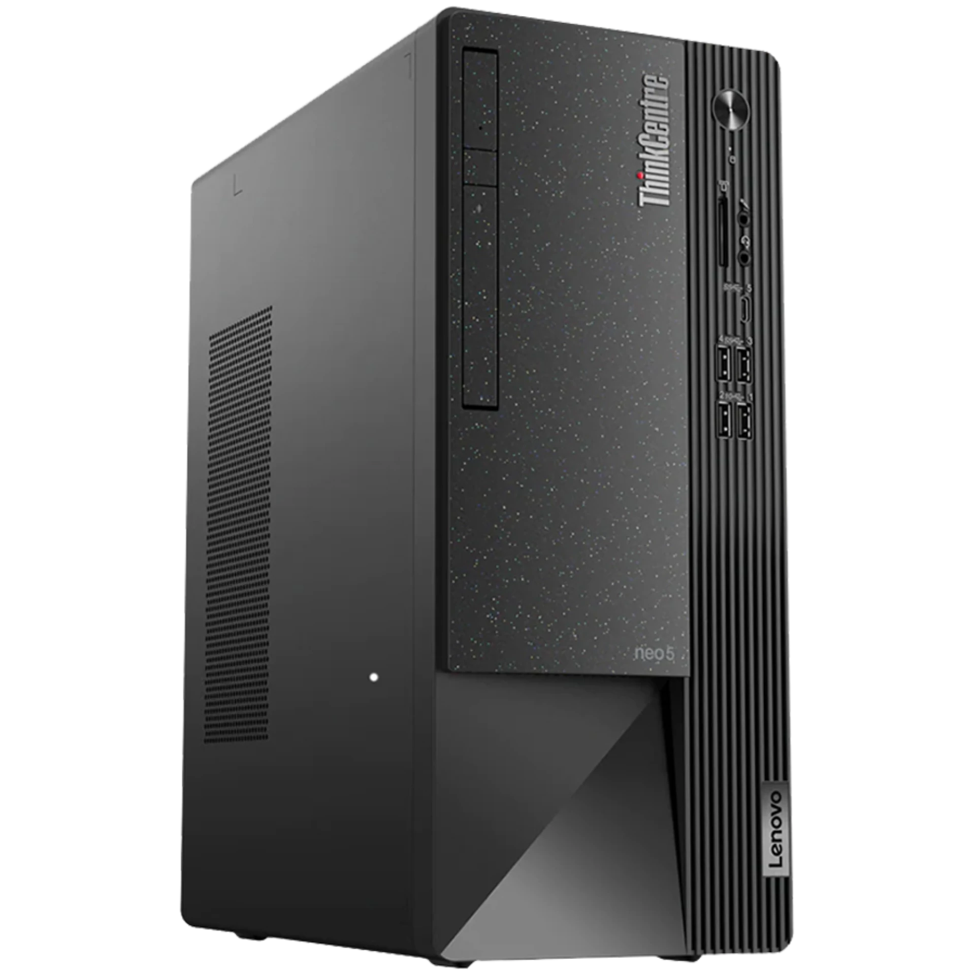 ThinkCentre NEO 50T G6, Ultra 5 225 10C, 16GB DDR5, 512GB SSD PCIe, DVD+RW, Front: 2x USB 3.2, 2x USB 2.0,1x USB 3.2-C, 3-in-1, Back: 2x USB 2.0, 2x USB 3.2, VGA,DP, HDMI, RJ45 GbE, Line Out, CIS, Spkr, WiFI 7+BT 5.4, USB KB/Mouse, 200W, W11Pro, 3Yr