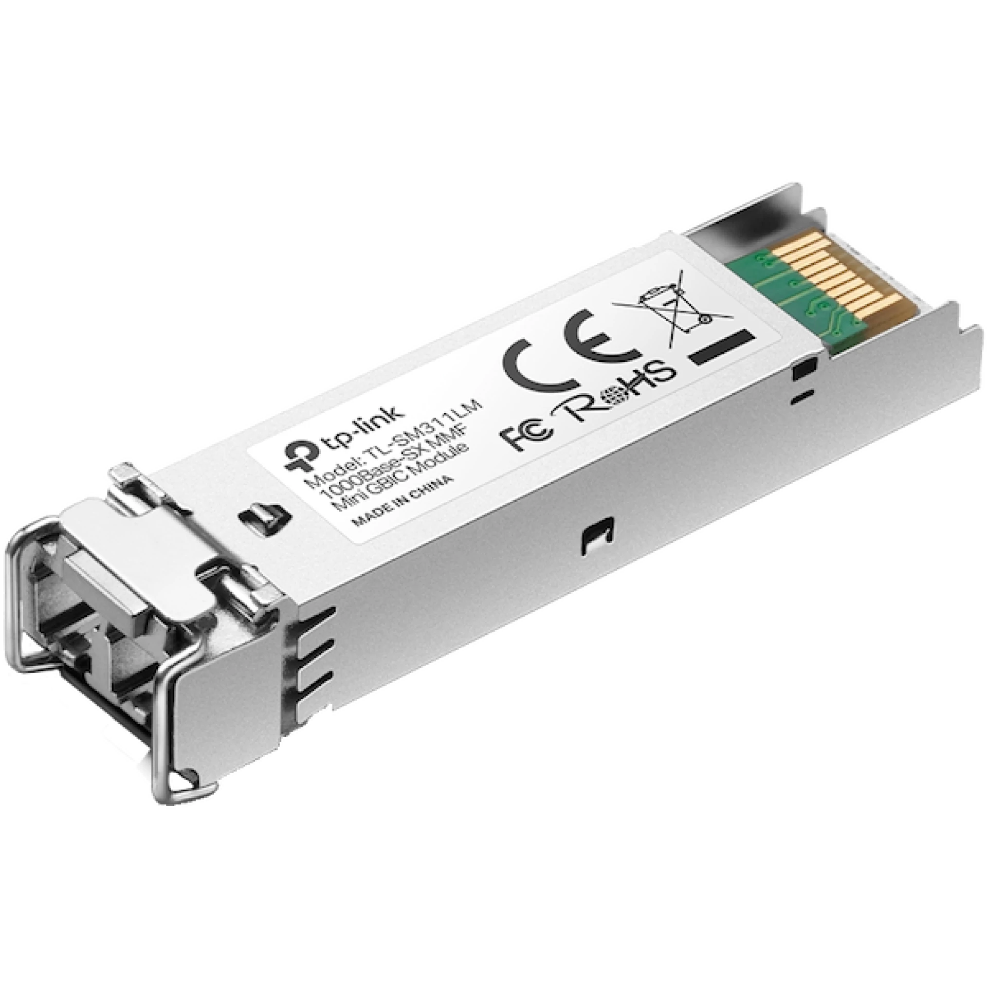 TP-Link SM311LM Omada 1000Base-SX MMF Mini GBIC Module, Multi-mode MiniGBIC module, Supports Digital Diagnostic Monitoring (DDM), Compatible with Small Form Pluggable Multi-Source Agreement (SFP-MSA), Hot-Pluggable, 850nm, 550m