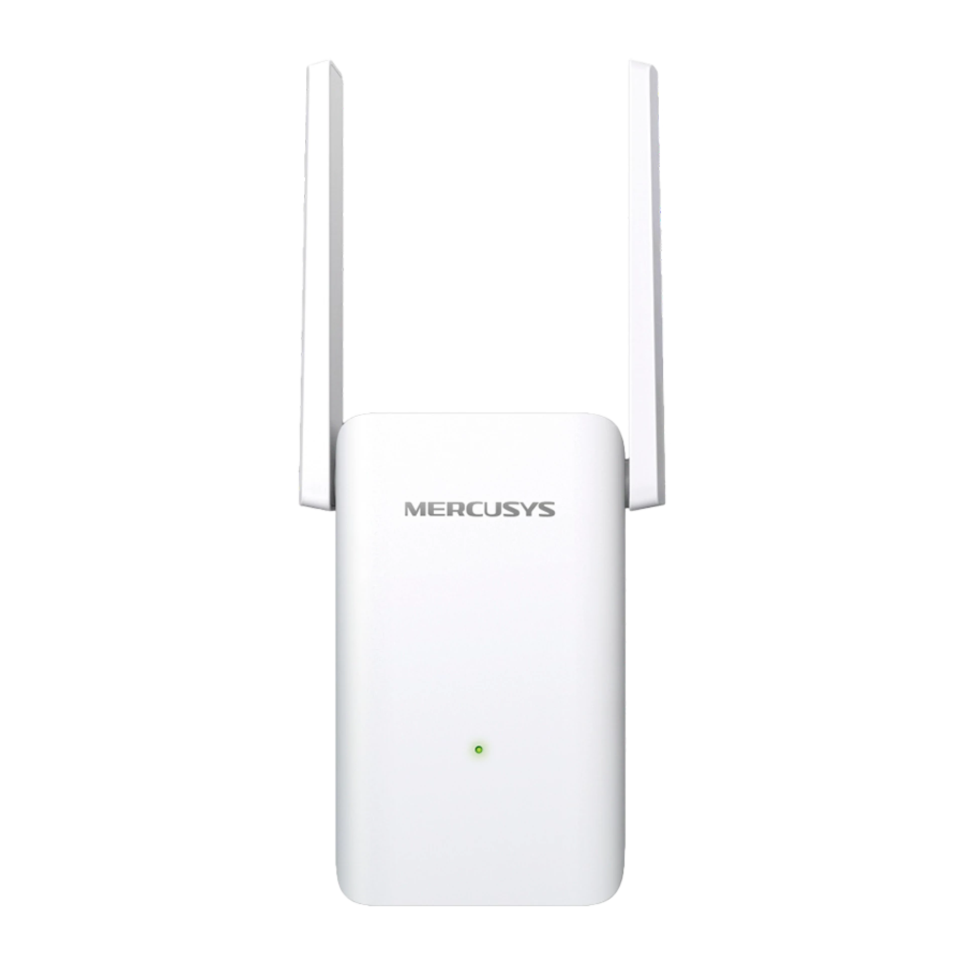 Mercusys ME80X AX3000 Wi-Fi Range Extender, 574 Mbps at 2.4 GHz + 2402 Mbps at 5 GHz, 2 x Fixed External Antennas, 1 x Gigabit Port, Wall Plugged, 1024 QAM, OFDMA, MERCUSYS APP, WPS/Reset Button, Signal Indicator, Range Extender/Access Point mode