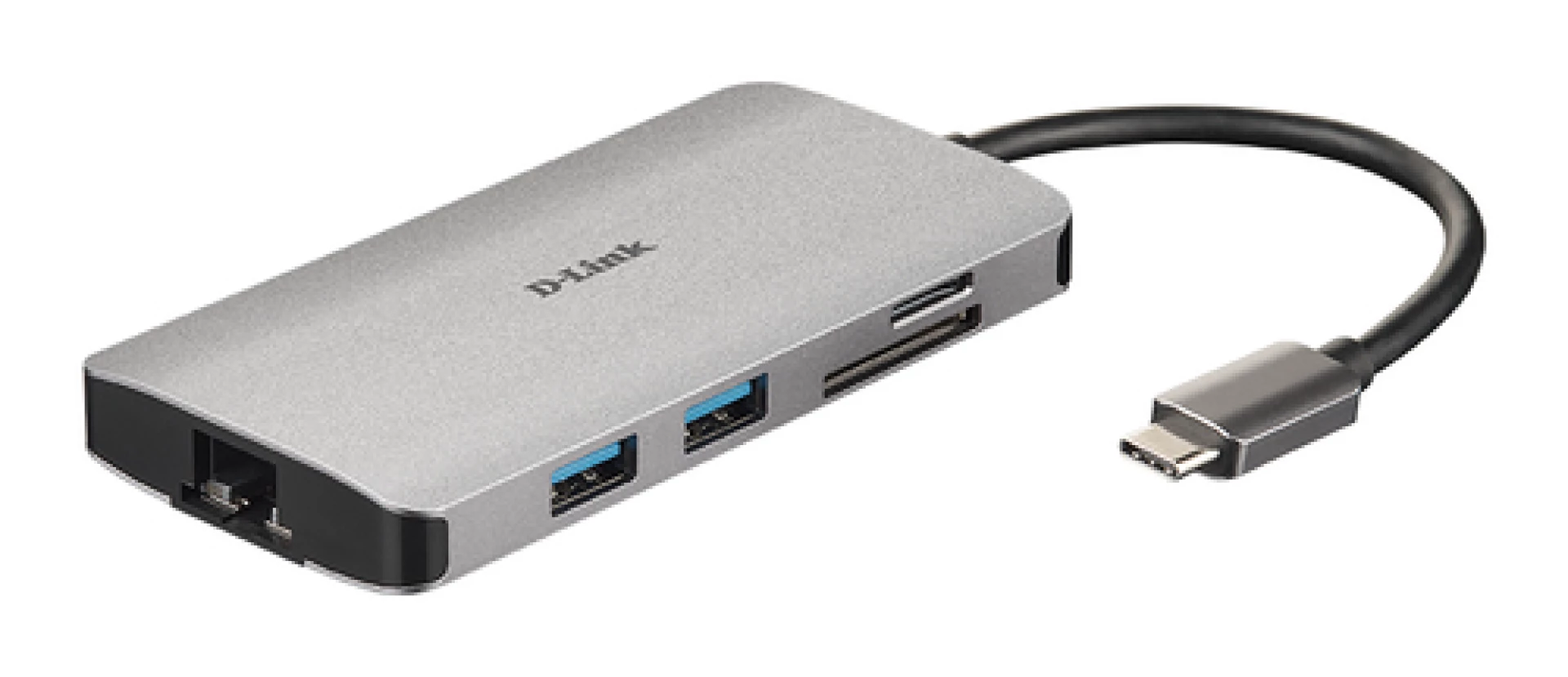 8-in-1USB-C Hub with HDMI/Ethernet/Card Reader/pwr
