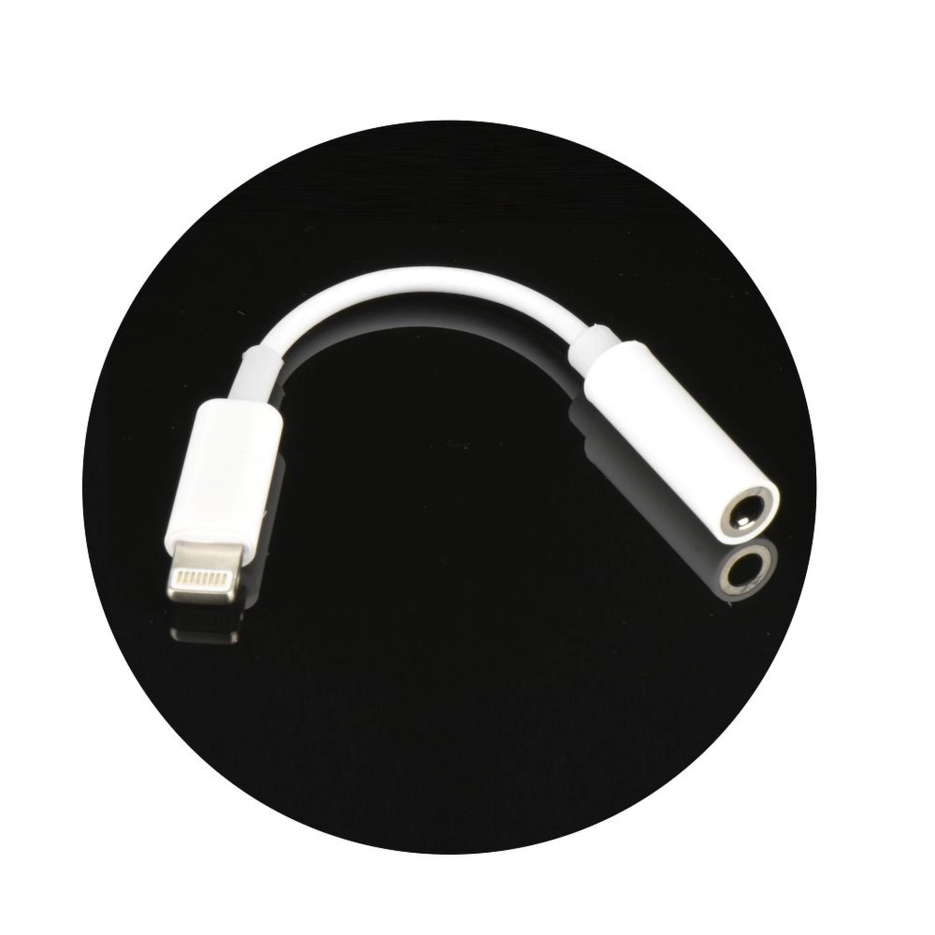 Adapter Aux Lightning (male) to Jack 3,5mm (female)