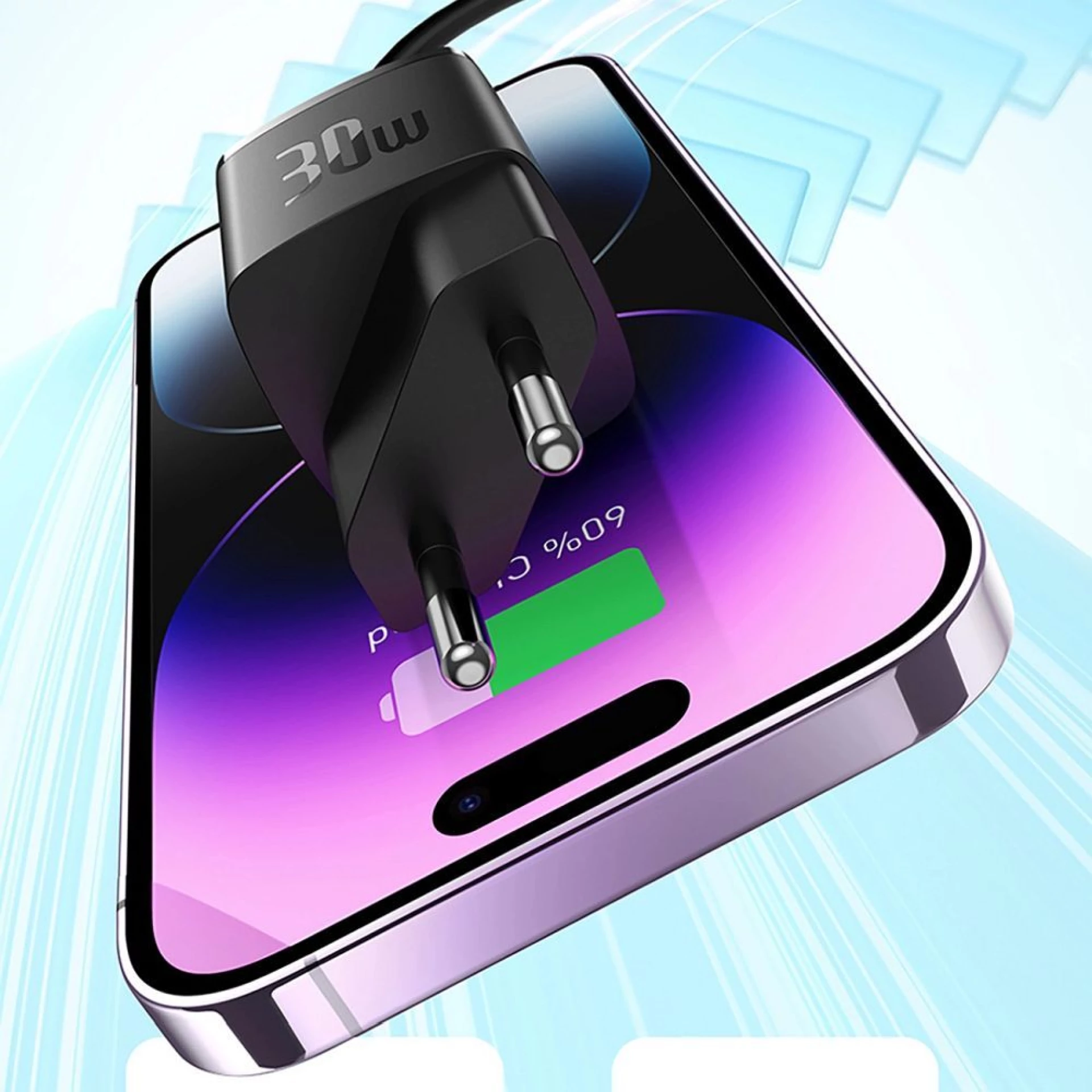 Adapter Baseus Cube Pro 30W USB-C crni