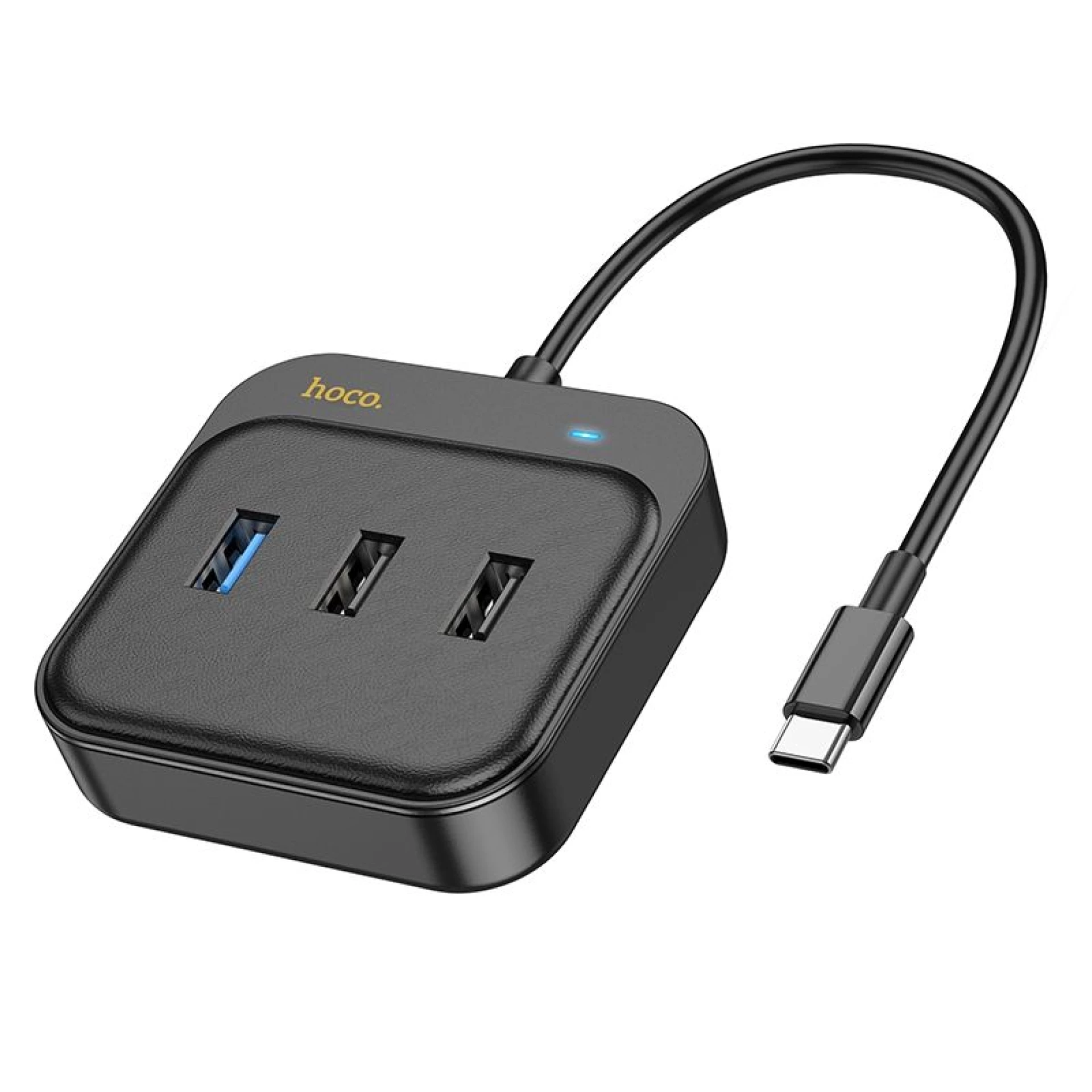 Adapter HOCO HUB 5in1 Type C HB36 0,2 m black