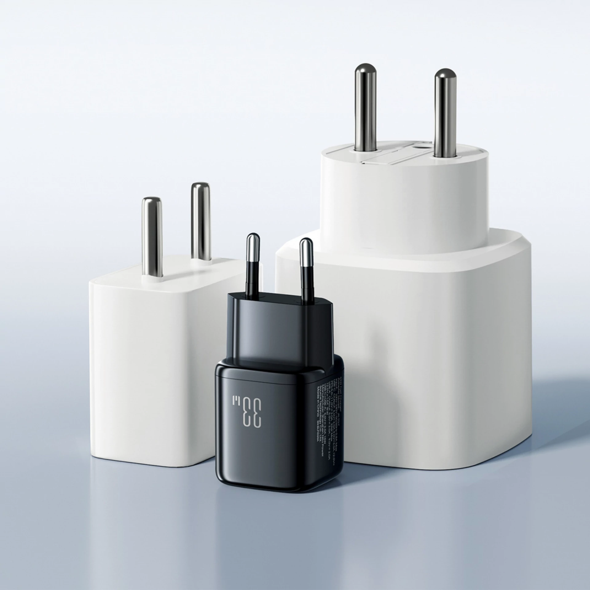 Adapter Joyroom JR-TG7 33W USB-A + USB-C Charger crni