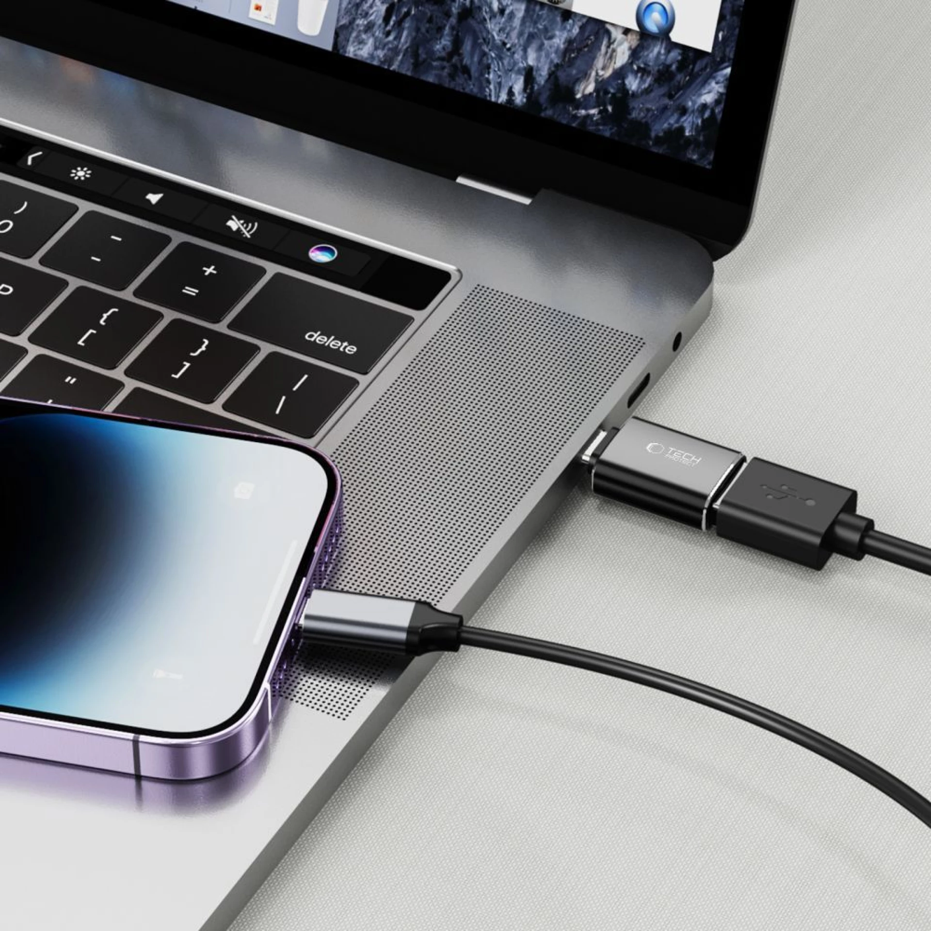 Adapter Tech-Protect USB Type-C to USB-A (Female) OTG Adapter