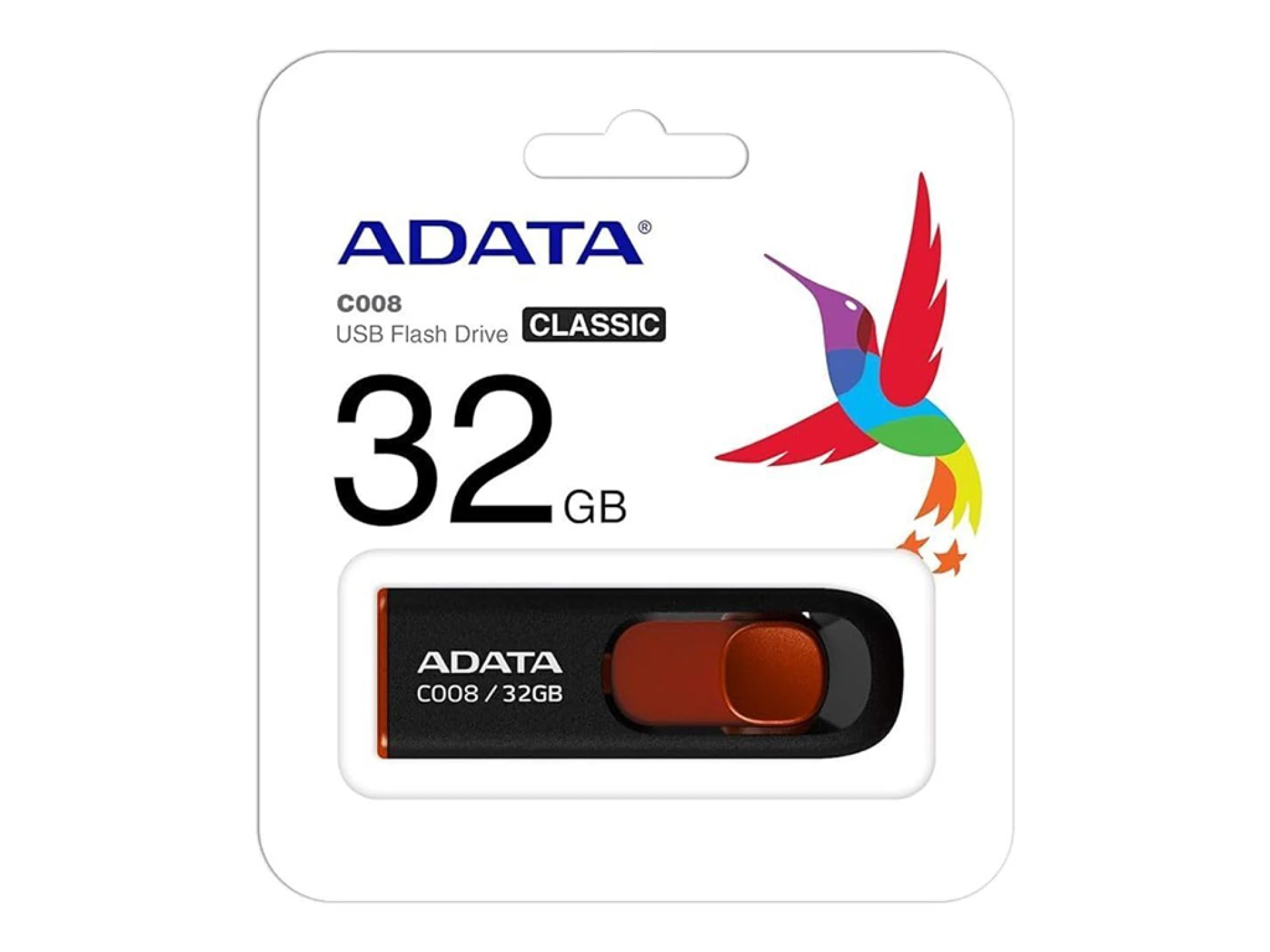 ADATA UFD 32GB C008 Black USB 2.0, R/W: 30/10MBps