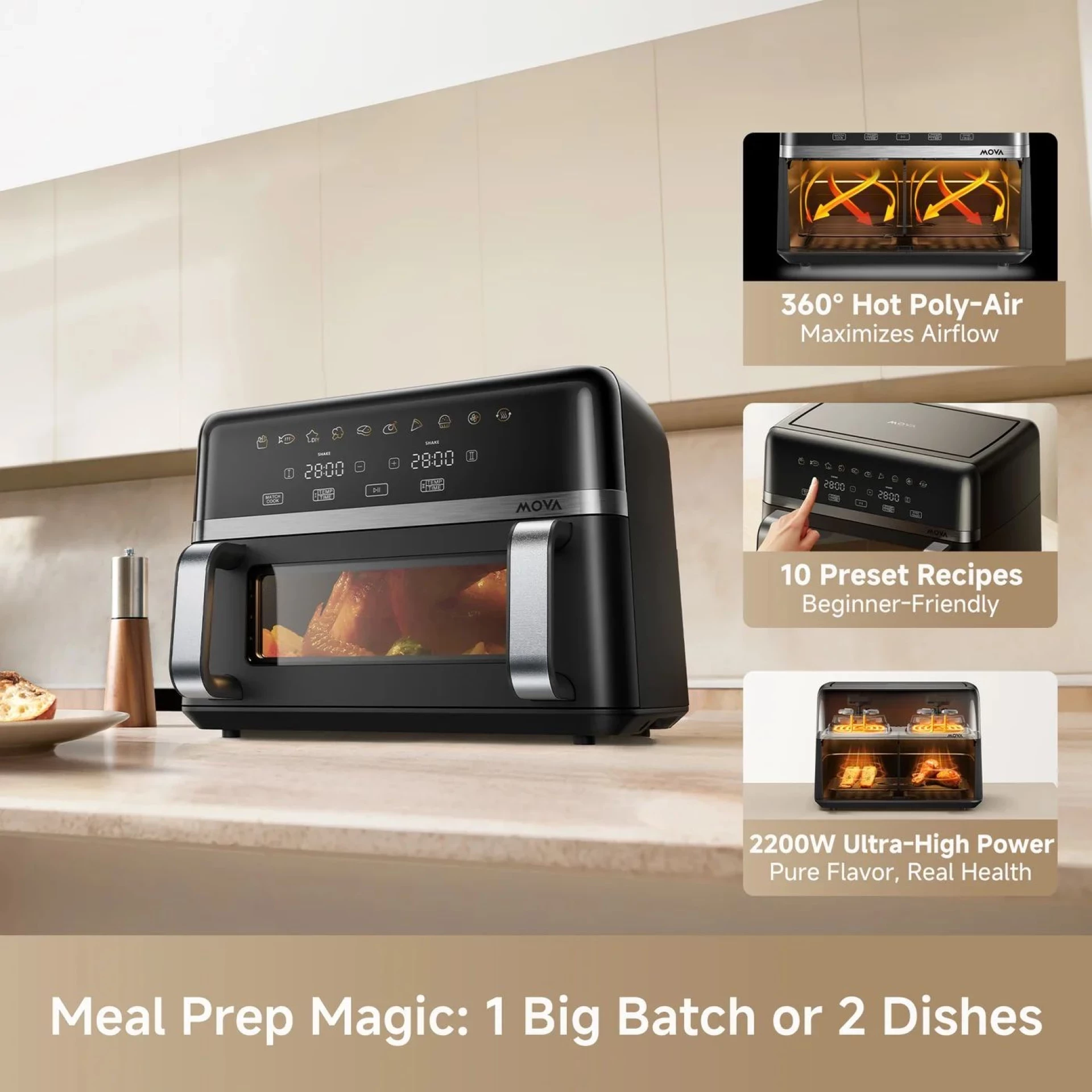 Air fryer MOVA FD20S PRO 10L