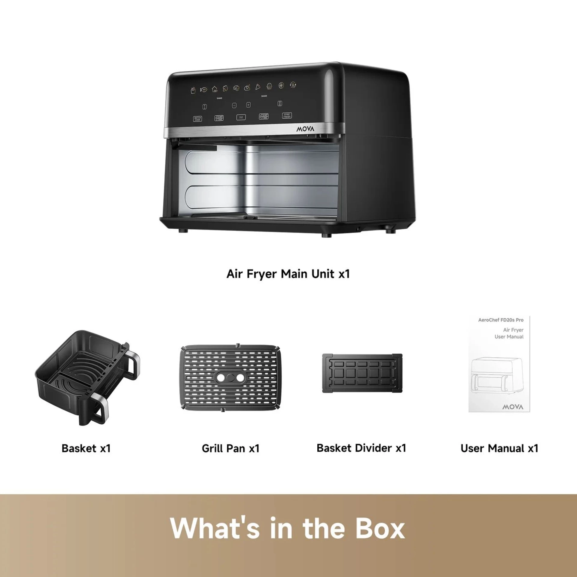 Air fryer MOVA FD20S PRO 10L