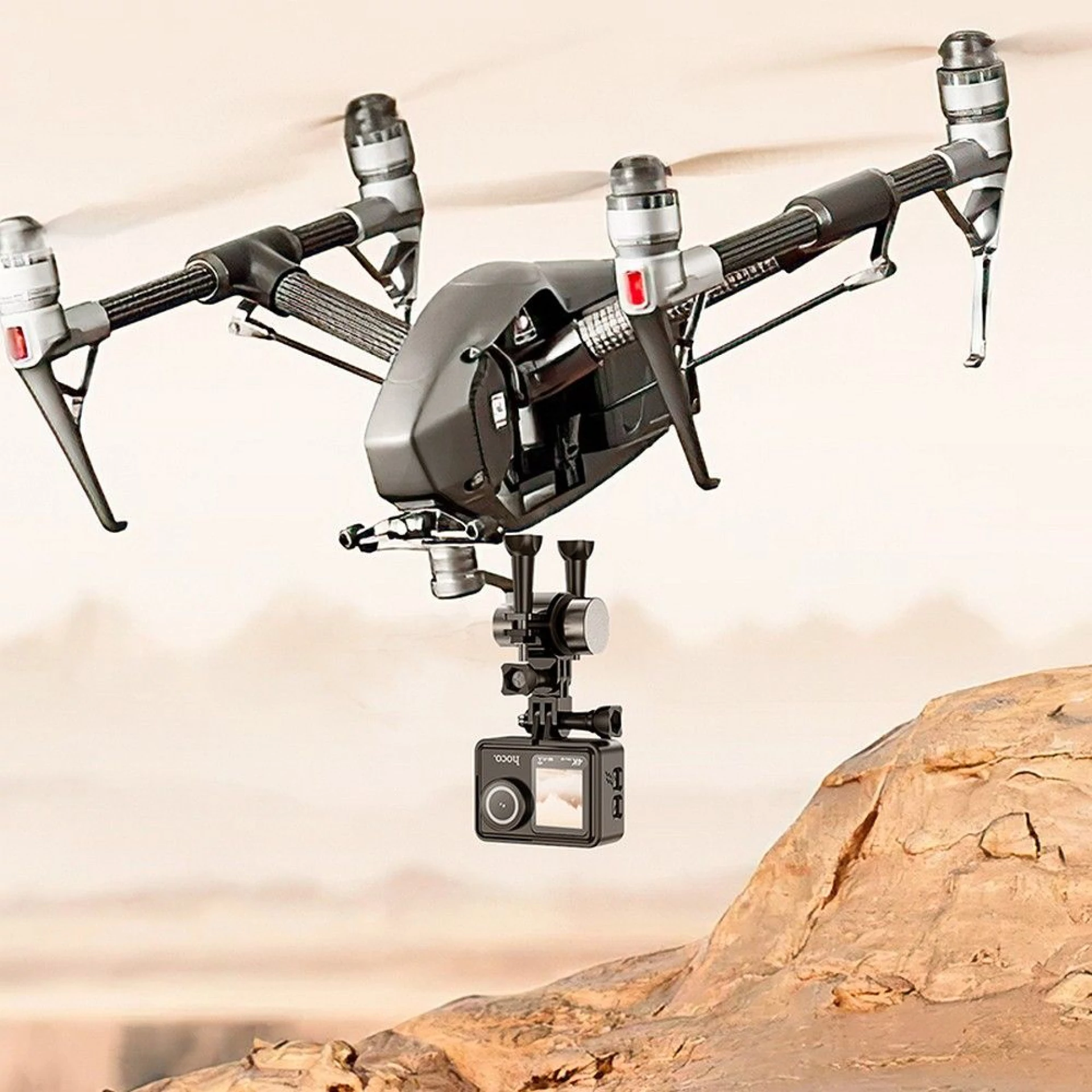 Akciona kamera HOCO sports camera 4K/30fps DV101 crna