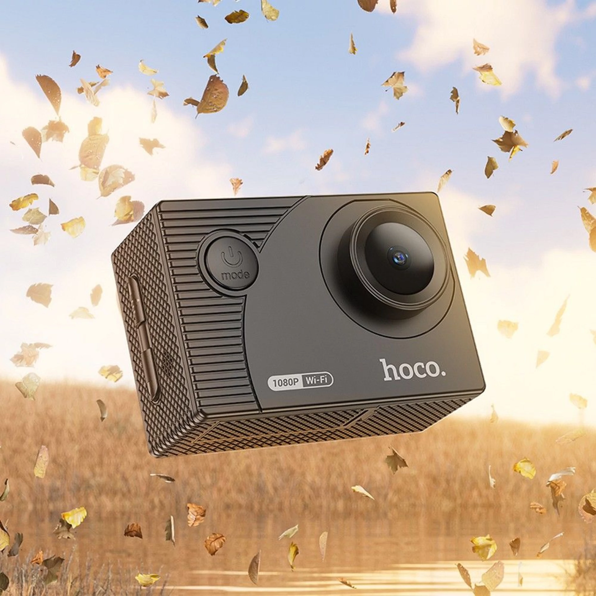 Akciona kamera HOCO sports camera display 2" 1080P/30fps DV100 crna