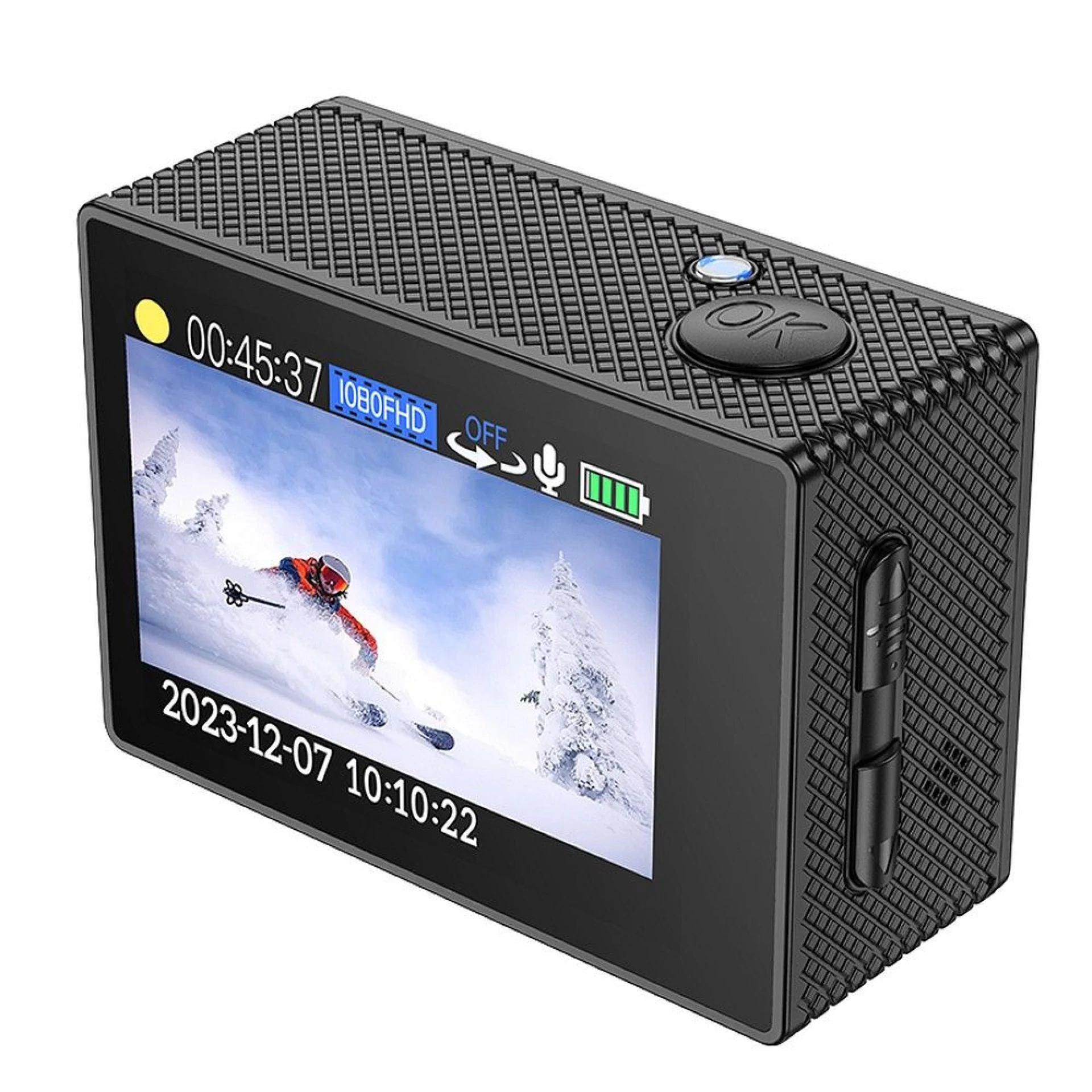 Akciona kamera HOCO sports camera display 2" 1080P/30fps DV100 crna