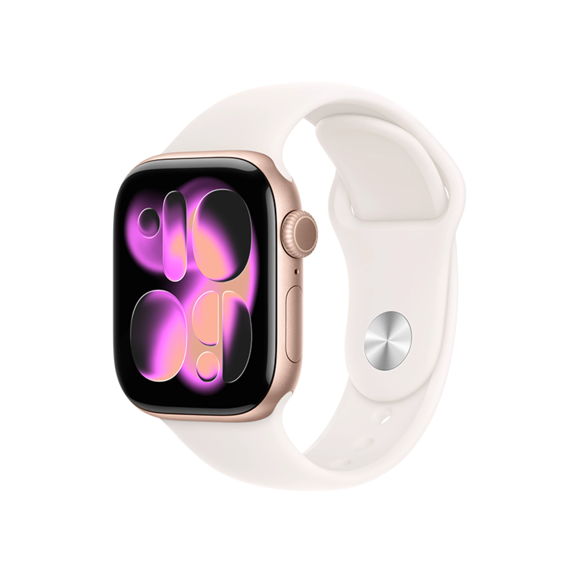 Apple Watch Series 11 GPS 42mm Rose Gold Aluminium Case With Light Blush SB MEU44 M/L
