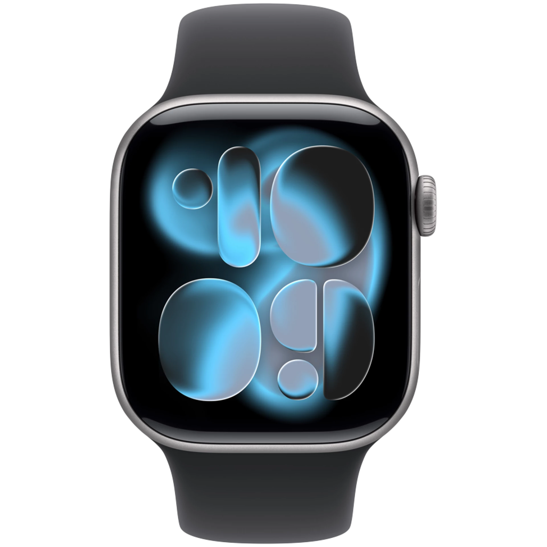 Apple Watch Series 11 GPS 42mm Space Grey Aluminium Case with Black Sport Band - M/L,Model A3331