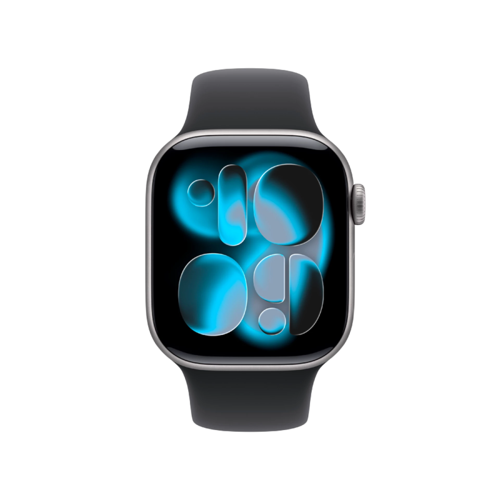 Apple Watch Series 11 GPS 42mm Space Grey Aluminium Case with Black Sport Band - M/L,Model A3331
