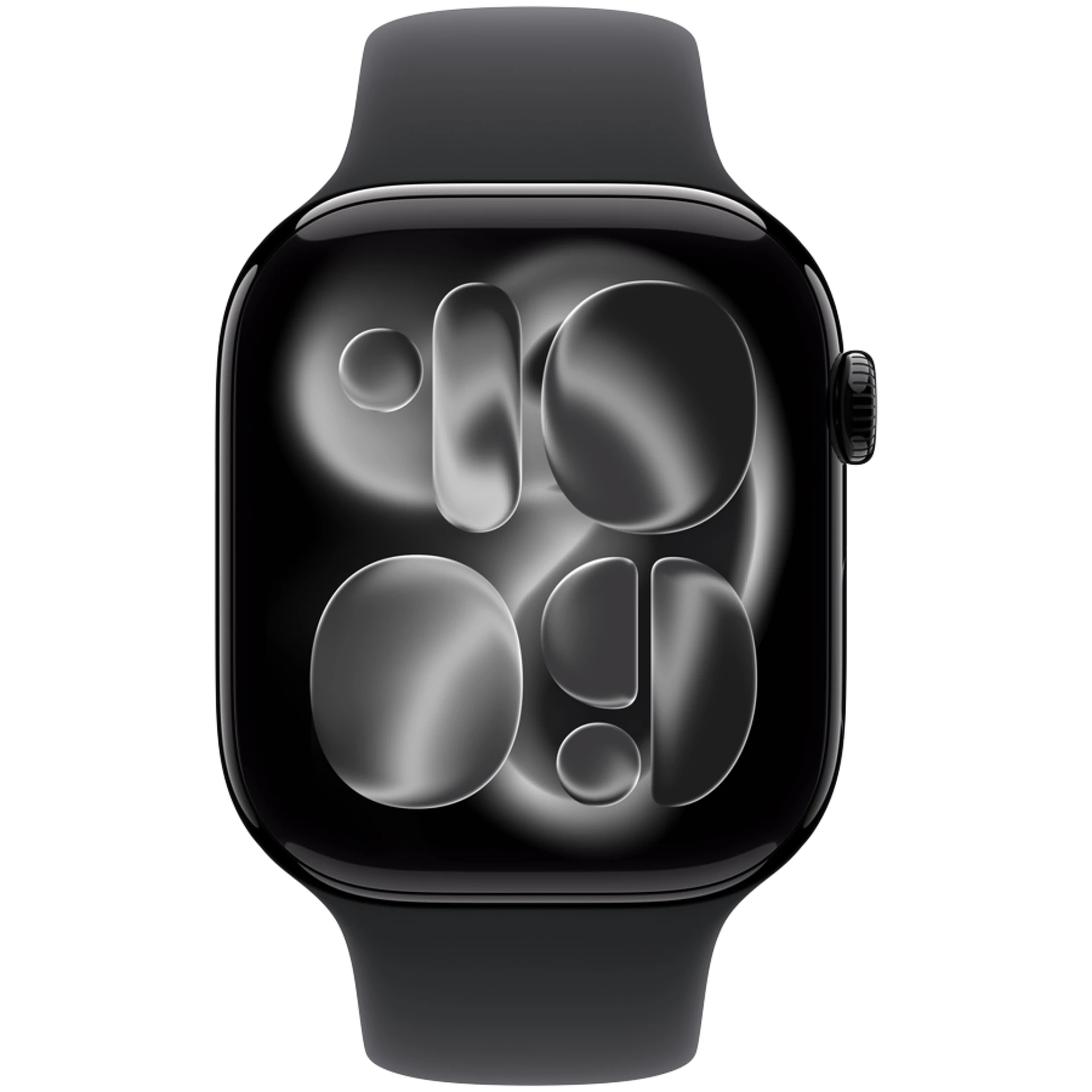 Apple Watch Series 11 GPS 46mm Jet Black Aluminium Case with Black Sport Band - M/L,Model A3333