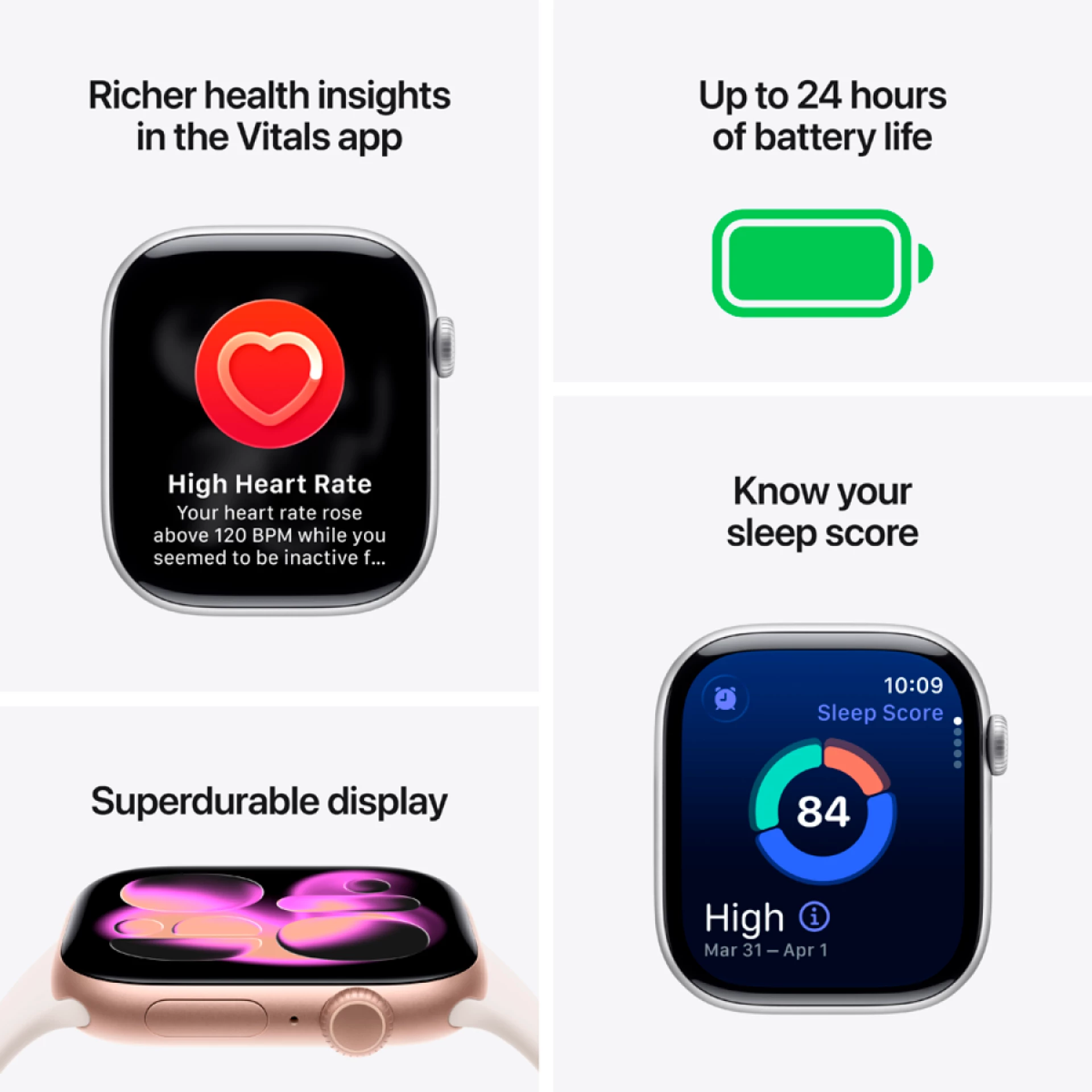 Apple Watch Series 11 GPS 46mm Jet Black Aluminium Case with Black Sport Band - M/L,Model A3333