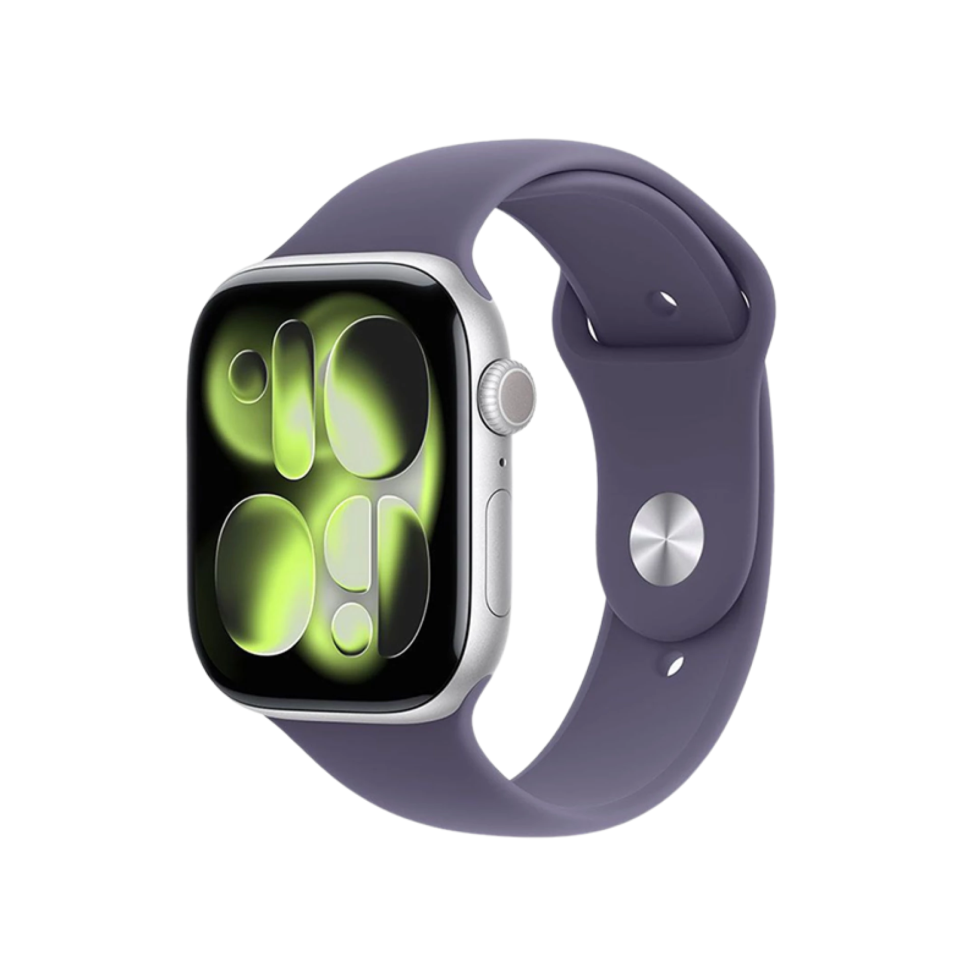 Apple Watch Series 11 GPS 46mm Silver Aluminium case+purple fog SB MEVA4 M/L