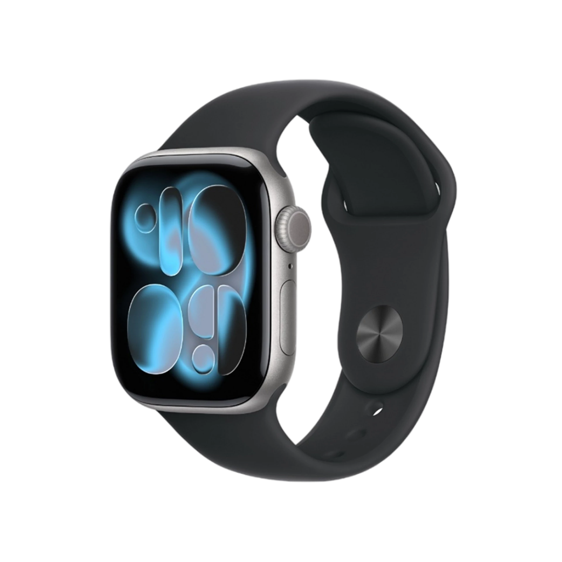 Apple Watch Series 11 GPS 46mm Space Grey Aluminium Case With Black Sport Band MEV44 M/L