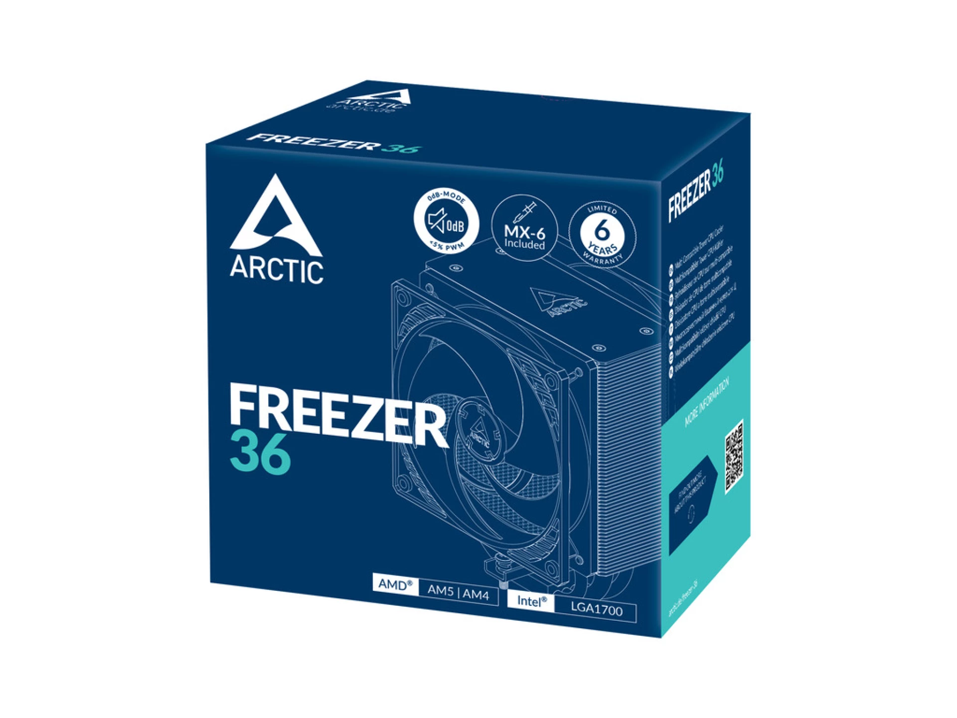 Arctic Freezer 36, CPU cooler1700, AM4, AM5